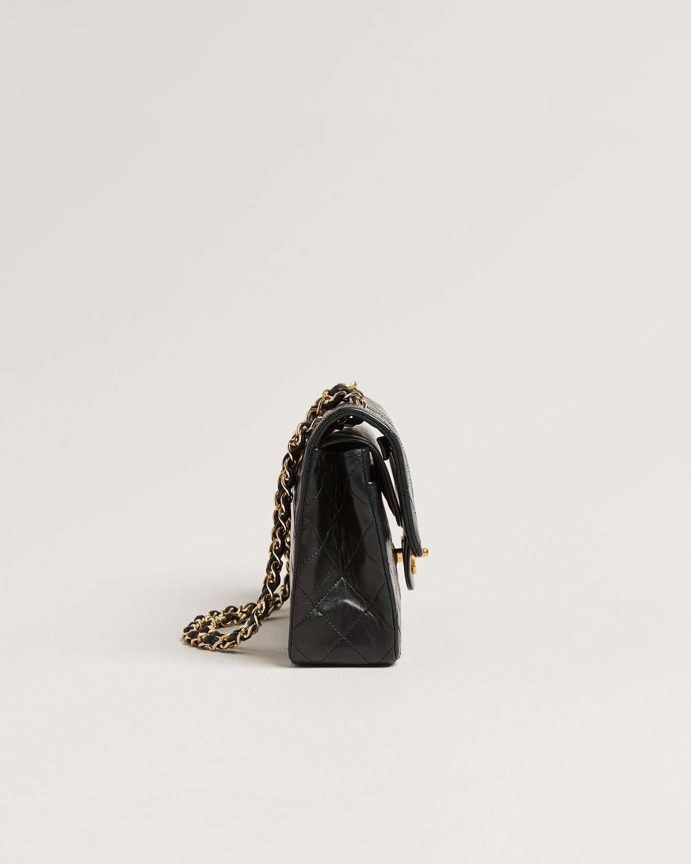 Herre | Pre-Owned & Vintage Bags | Chanel Pre-Owned | Classic Small Double Flap Bag Black