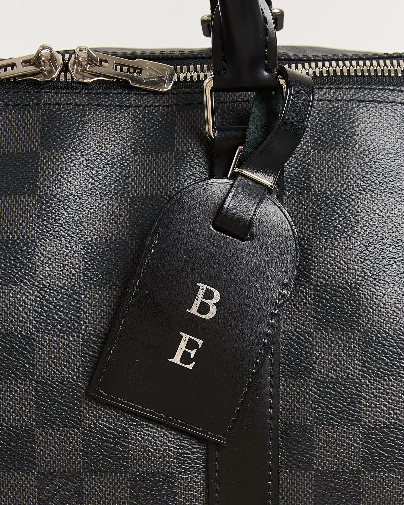 Herre | Pre-Owned & Vintage Bags | Louis Vuitton Pre-Owned | Keepall 55 Bandouliére Damier Graphite
