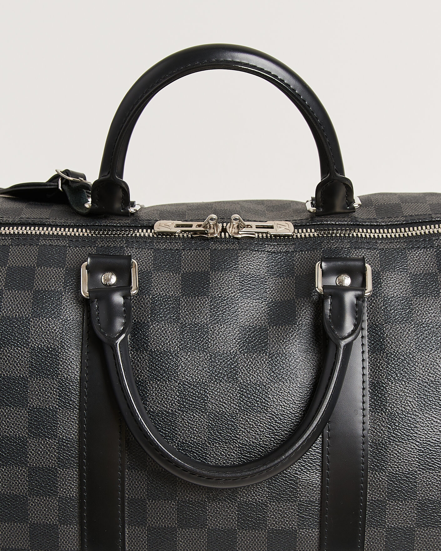 Herre | Pre-Owned & Vintage Bags | Louis Vuitton Pre-Owned | Keepall 55 Bandouliére Damier Graphite