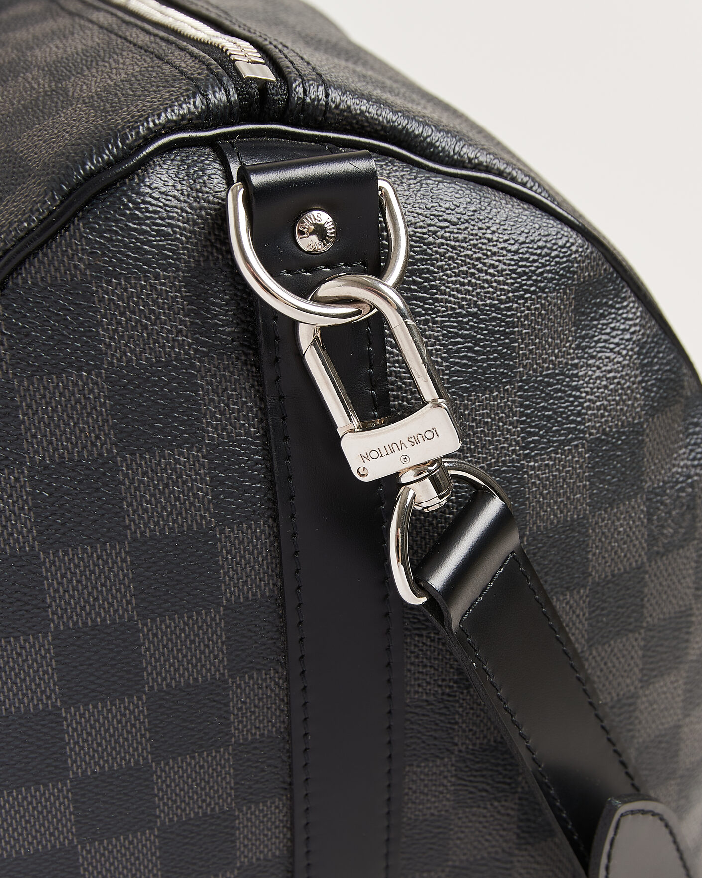 Herre | Pre-Owned & Vintage Bags | Louis Vuitton Pre-Owned | Keepall 55 Bandouliére Damier Graphite