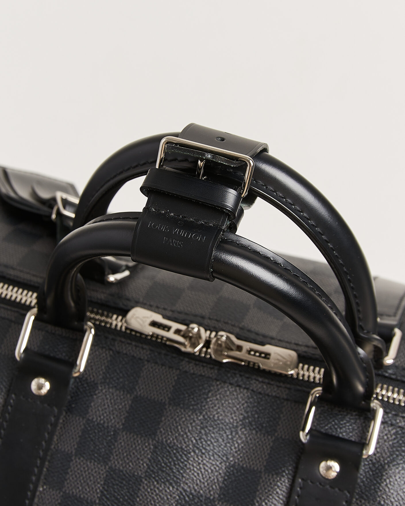 Herre | Pre-Owned & Vintage Bags | Louis Vuitton Pre-Owned | Keepall 55 Bandouliére Damier Graphite