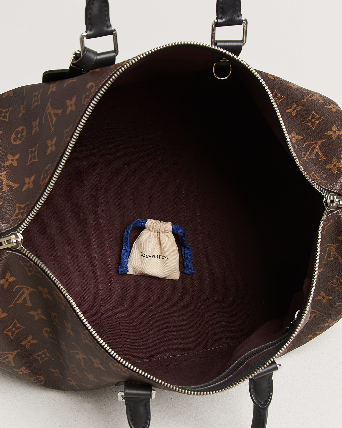 Herre | Pre-Owned & Vintage Bags | Louis Vuitton Pre-Owned | Keepall 45 Bandouliére Monogram Macassar