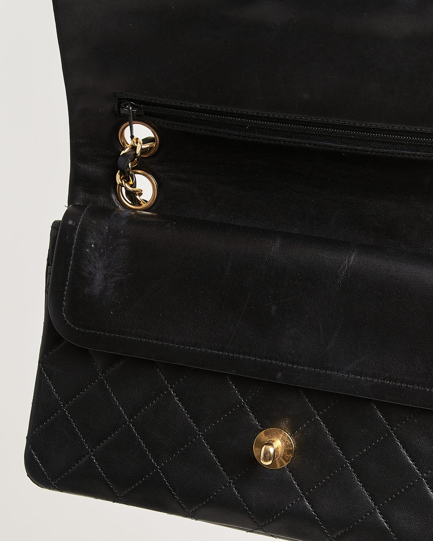 Herre | Chanel Pre-Owned Classic Small Double Flap Bag Black | Chanel Pre-Owned | Classic Small Double Flap Bag Black