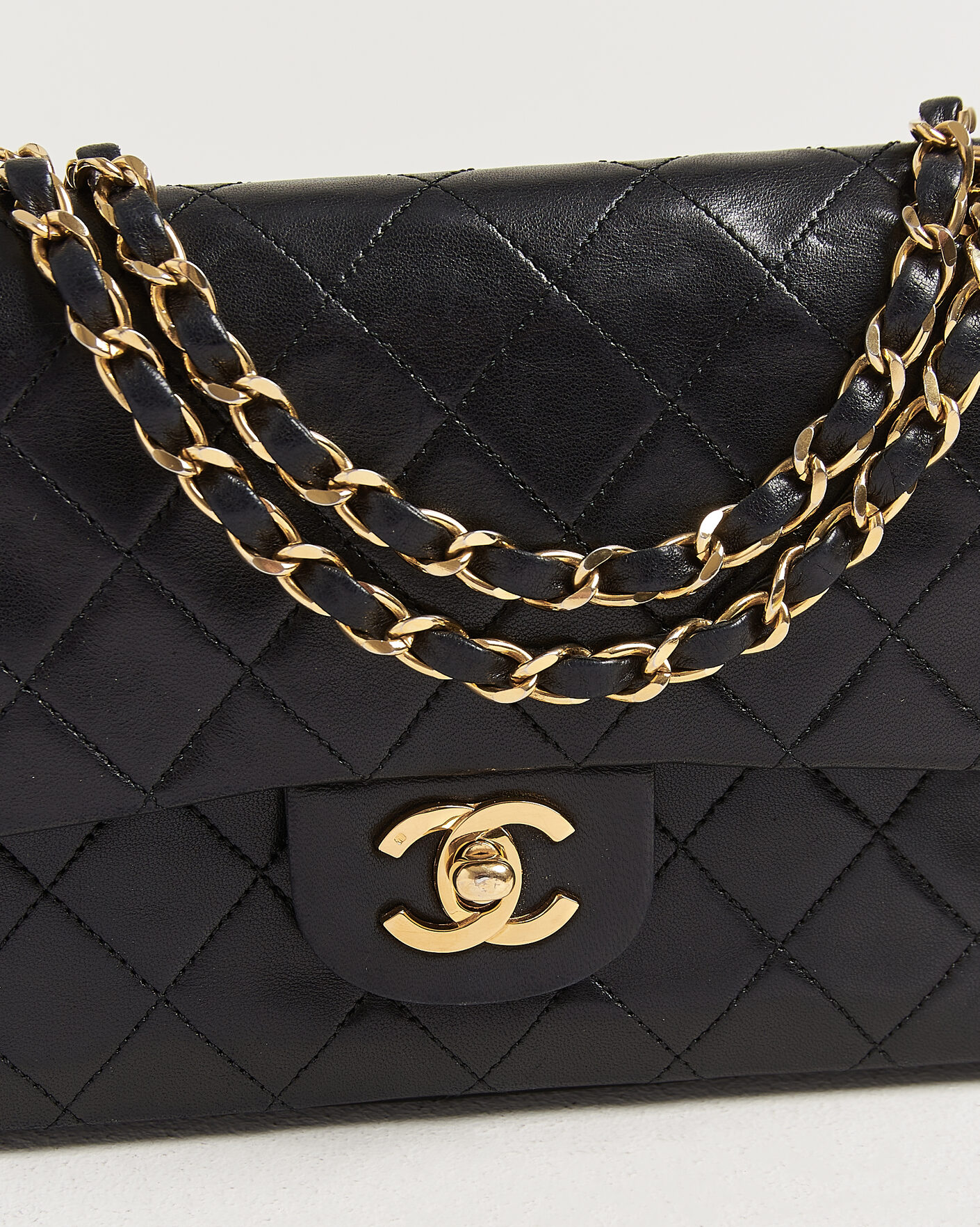 Herre | Chanel Pre-Owned Classic Small Double Flap Bag Black | Chanel Pre-Owned | Classic Small Double Flap Bag Black