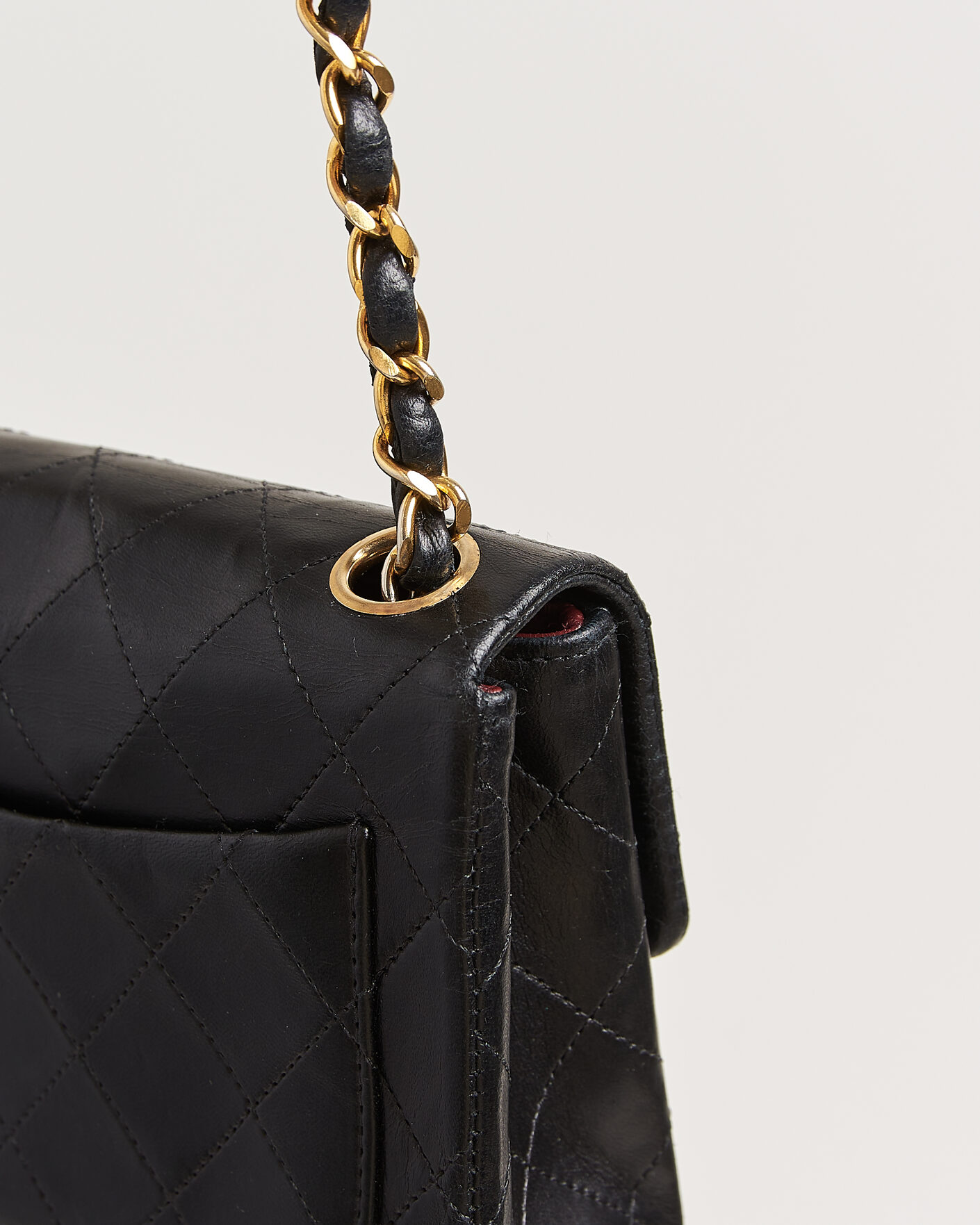 Herre | Pre-Owned & Vintage Bags | Chanel Pre-Owned | Classic Mini Single Flap Square Bag Black