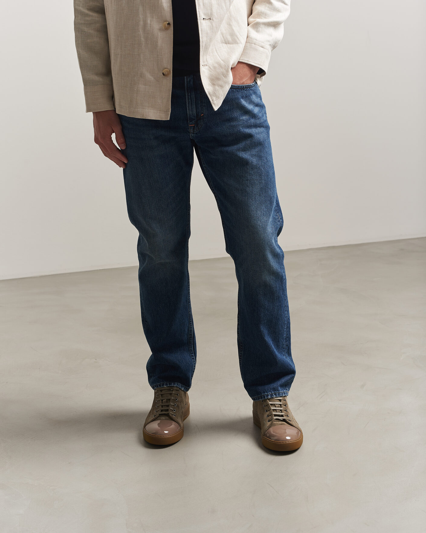 Herre | Sneakers | Lanvin | DBB1 Patent Cap Toe Sneakers Khaki