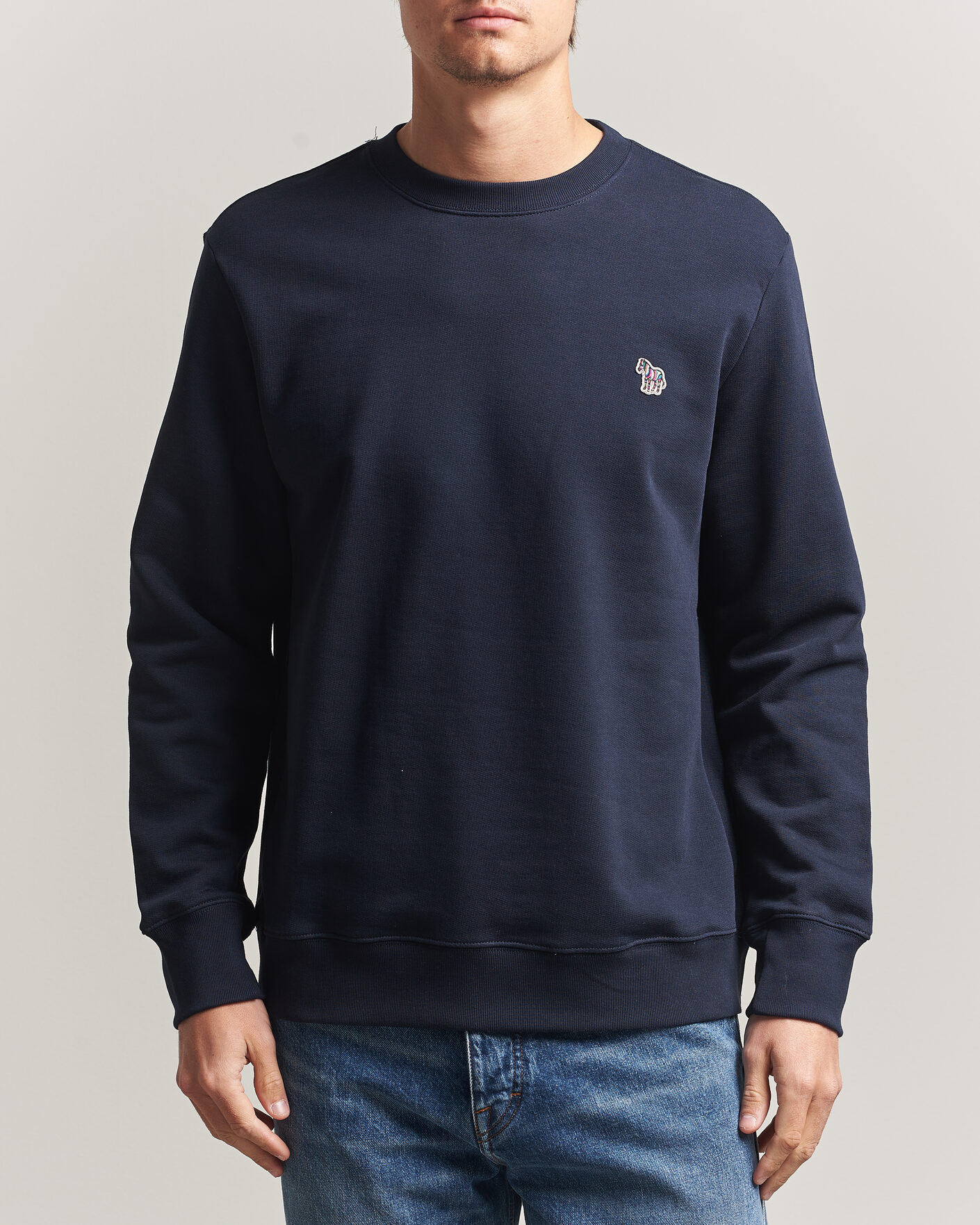 Herre | Trøjer | PS Paul Smith | Zebra Organic Cotton Sweatshirt Navy