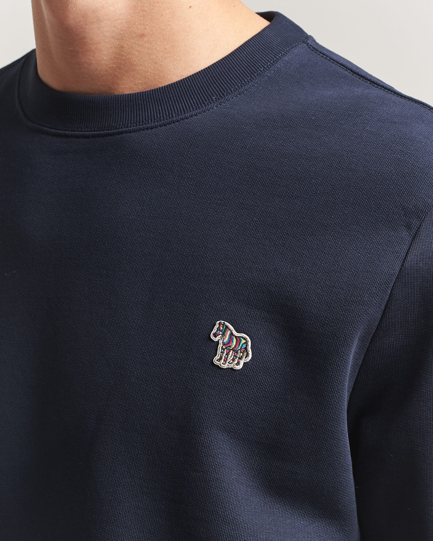 Herre | Trøjer | PS Paul Smith | Zebra Organic Cotton Sweatshirt Navy