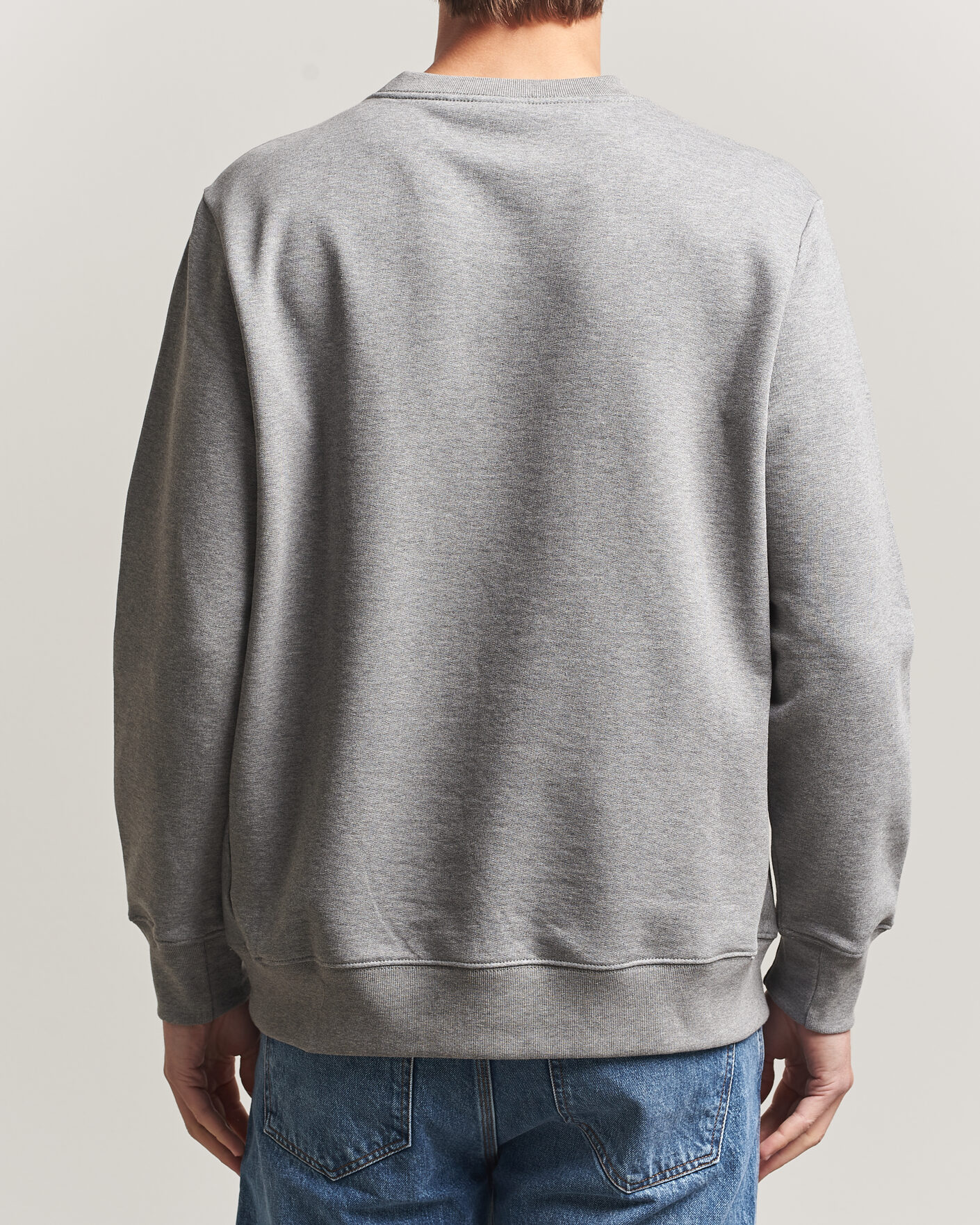 Herre | Trøjer | PS Paul Smith | Zebra Organic Cotton Sweatshirt Grey Melange