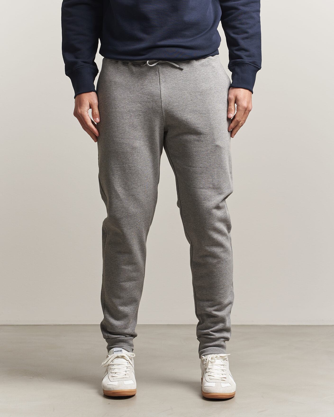Herre | Bukser | PS Paul Smith | Zebra Organic Cotton Sweatpants Grey Melange