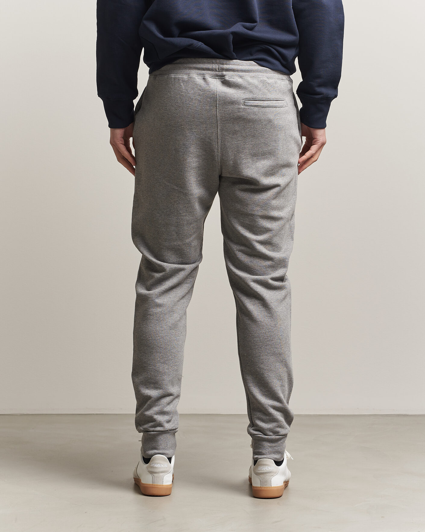 Herre | Bukser | PS Paul Smith | Zebra Organic Cotton Sweatpants Grey Melange