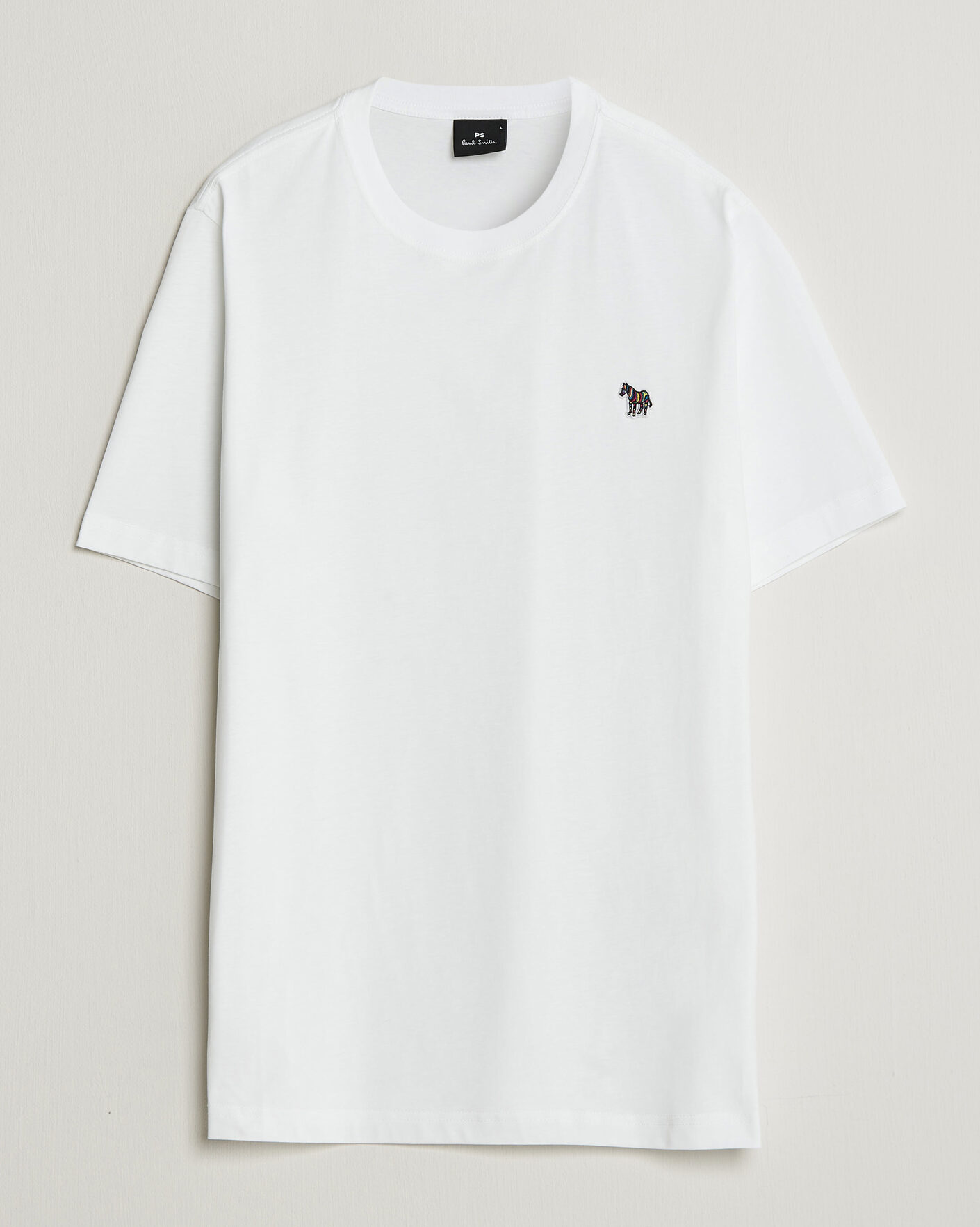 Herre | T-Shirts | PS Paul Smith | Organic Cotton Zebra T-Shirt White
