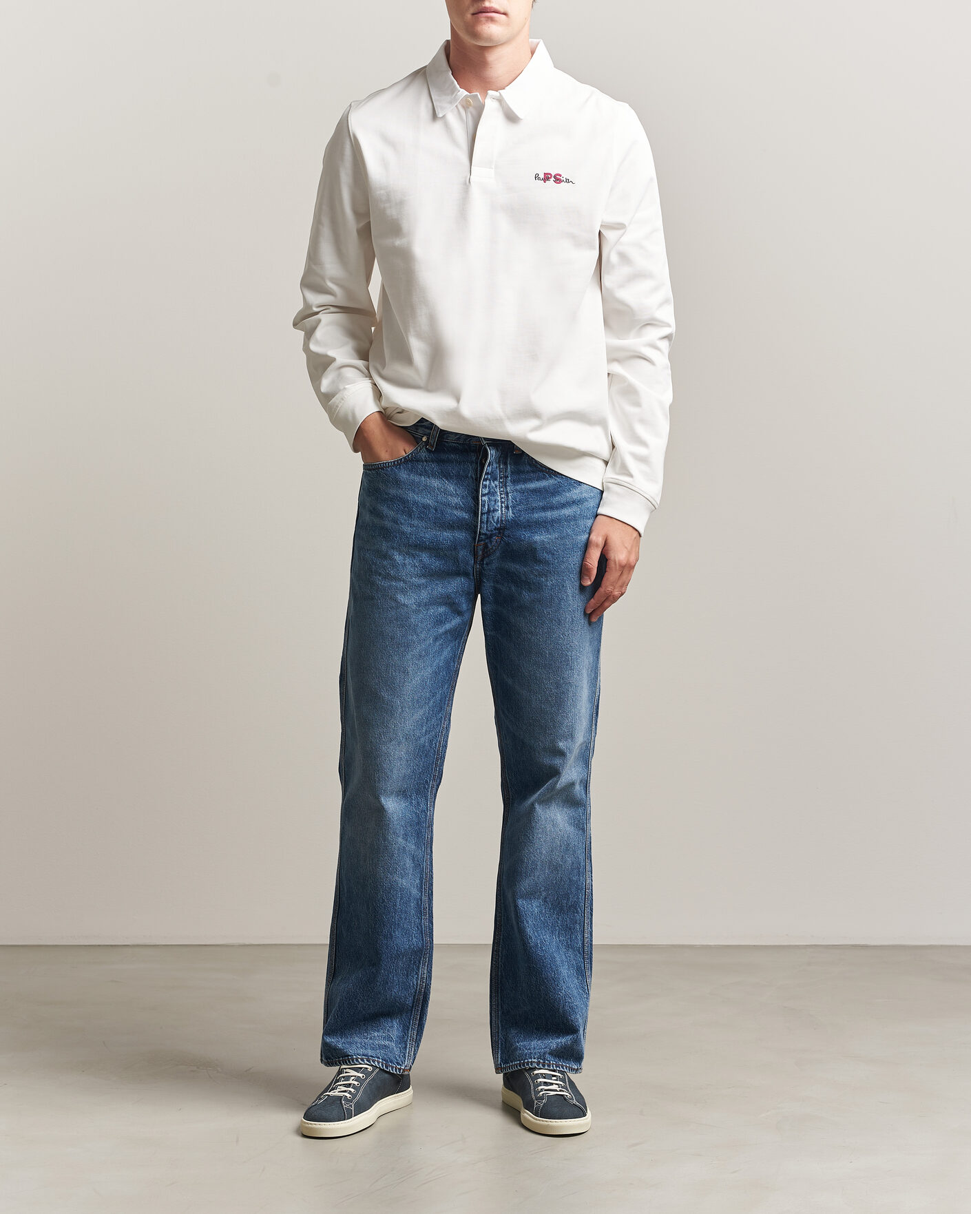 Herre | Trøjer | PS Paul Smith | Organic Cotton Rugger Off White