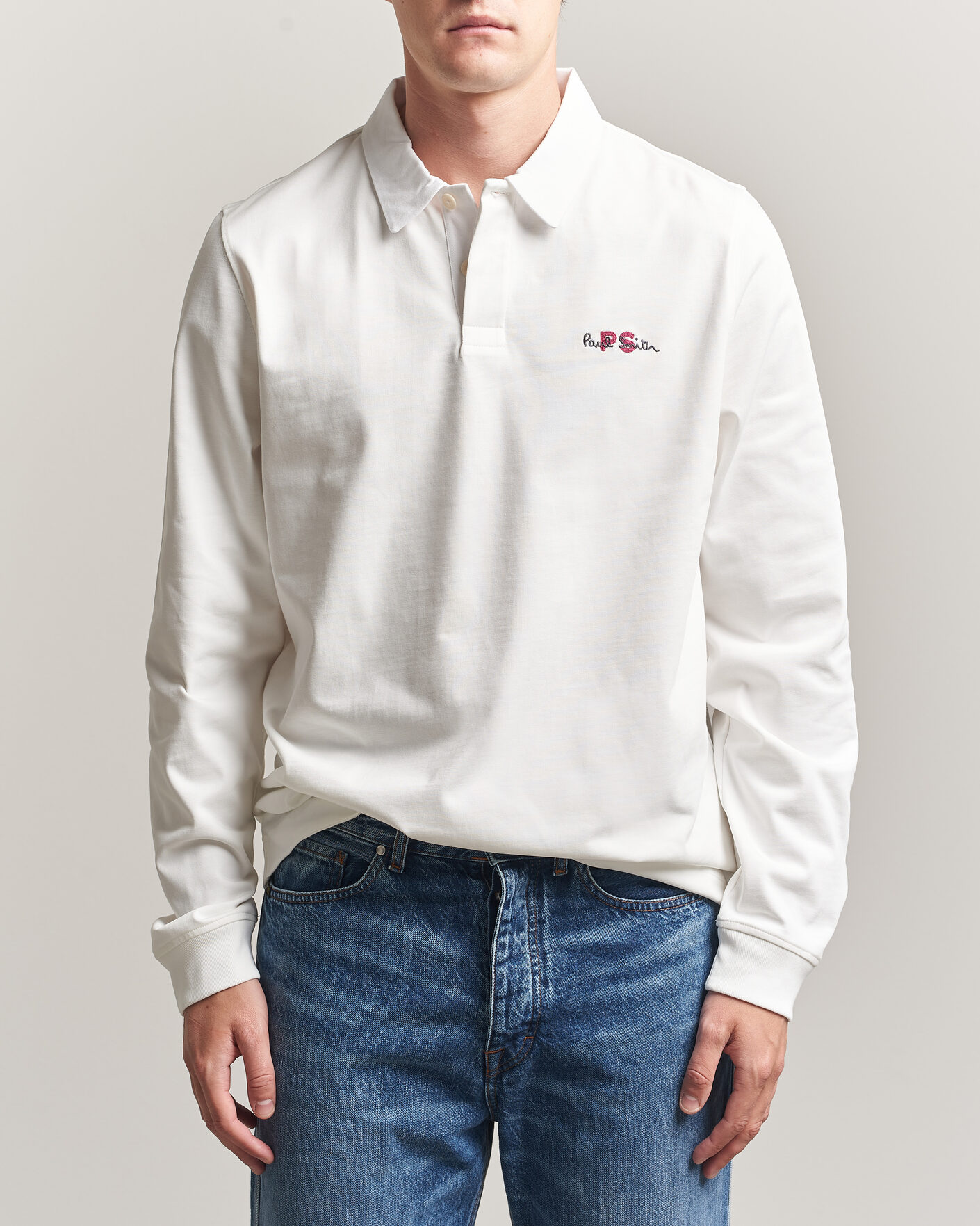 Herre | Trøjer | PS Paul Smith | Organic Cotton Rugger Off White