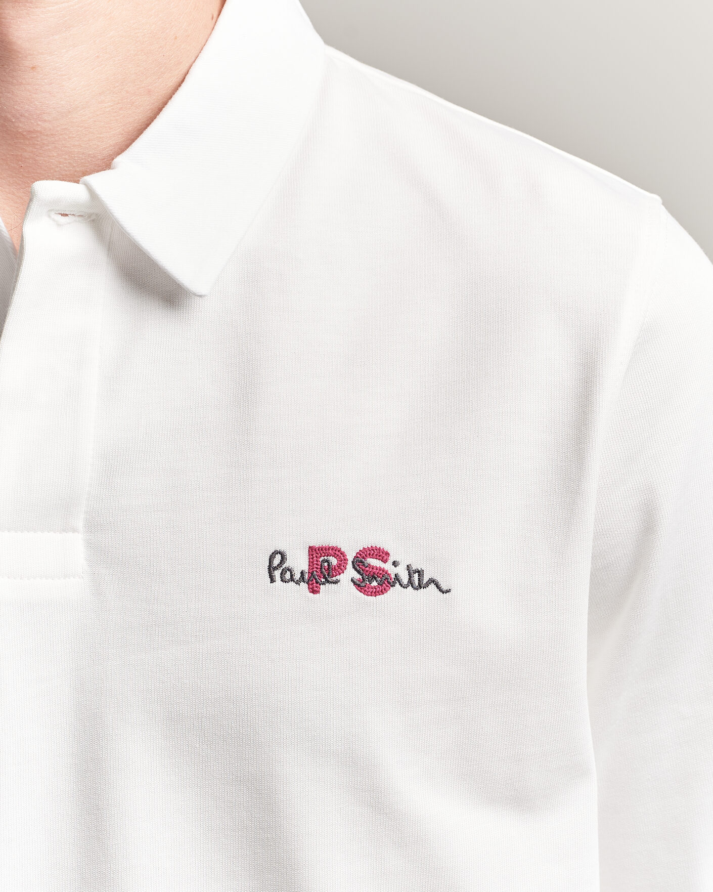 Herre | Trøjer | PS Paul Smith | Organic Cotton Rugger Off White