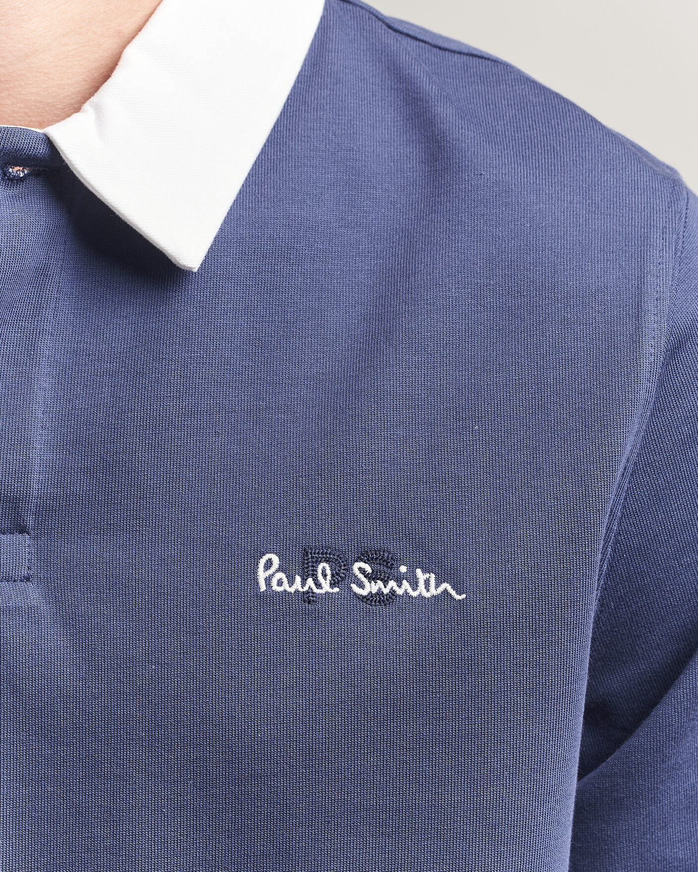 Herre | Trøjer | PS Paul Smith | Organic Cotton Rugger Blue