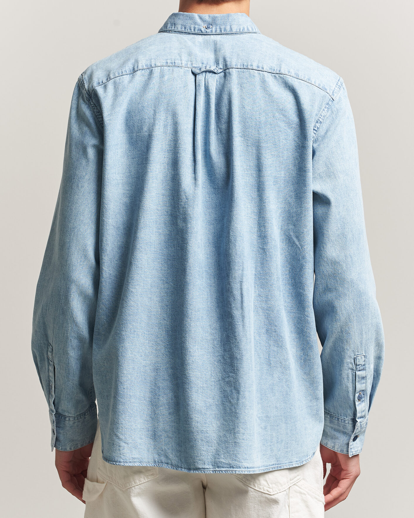 Herre | Skjorter | PS Paul Smith | Casual Fit Denim Shirt Light Blue