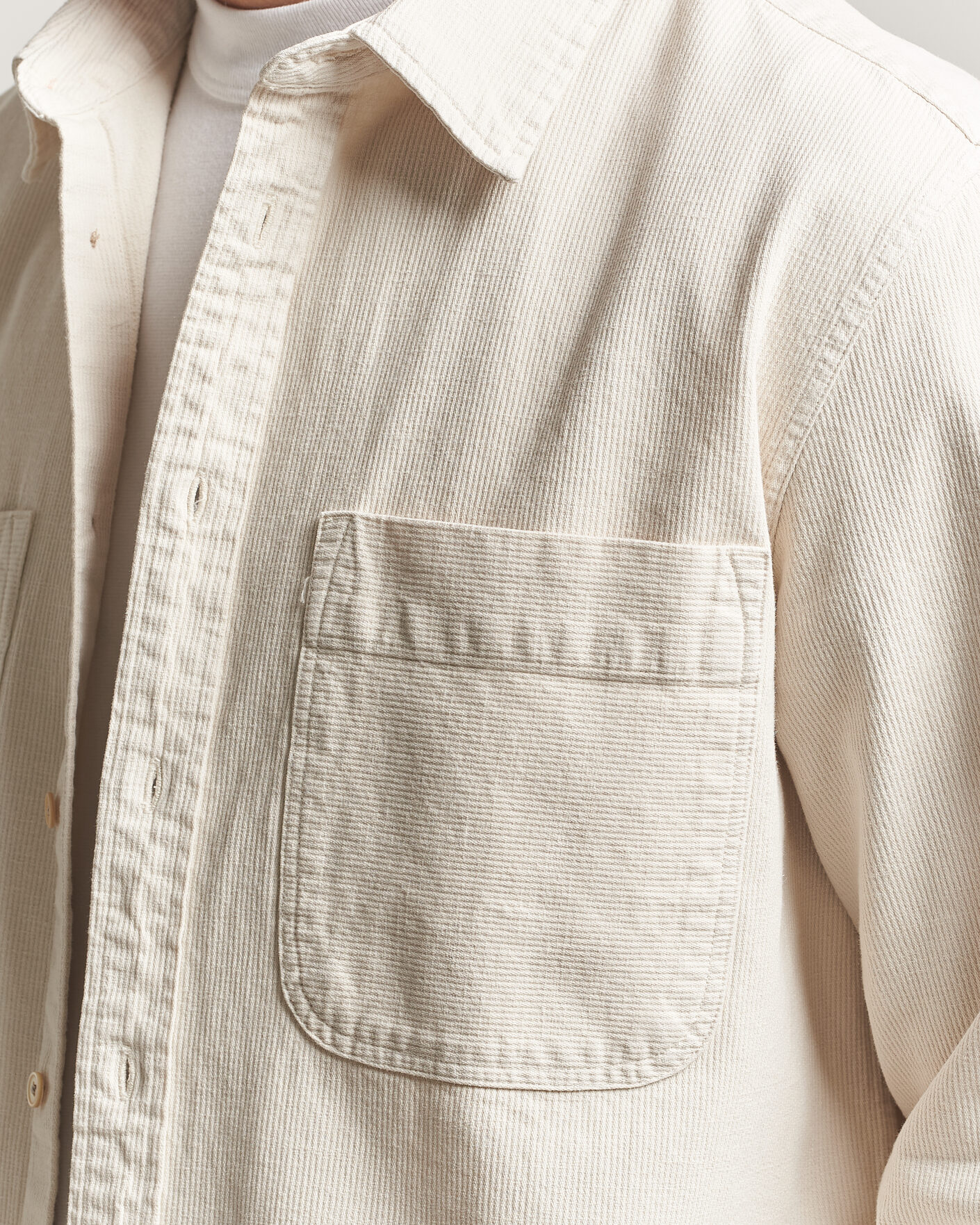 Herre | Skjorter | PS Paul Smith | Casual Fit Cotton Overshirt Off White