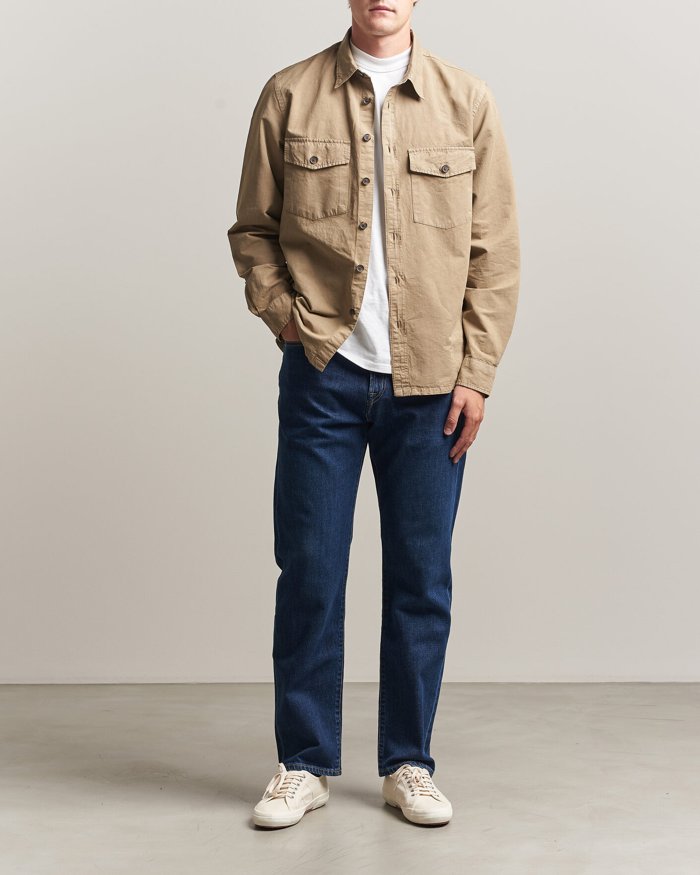 Herre | Jeans | PS Paul Smith | Relaxed Tapered Fit Jeans Dark Blue