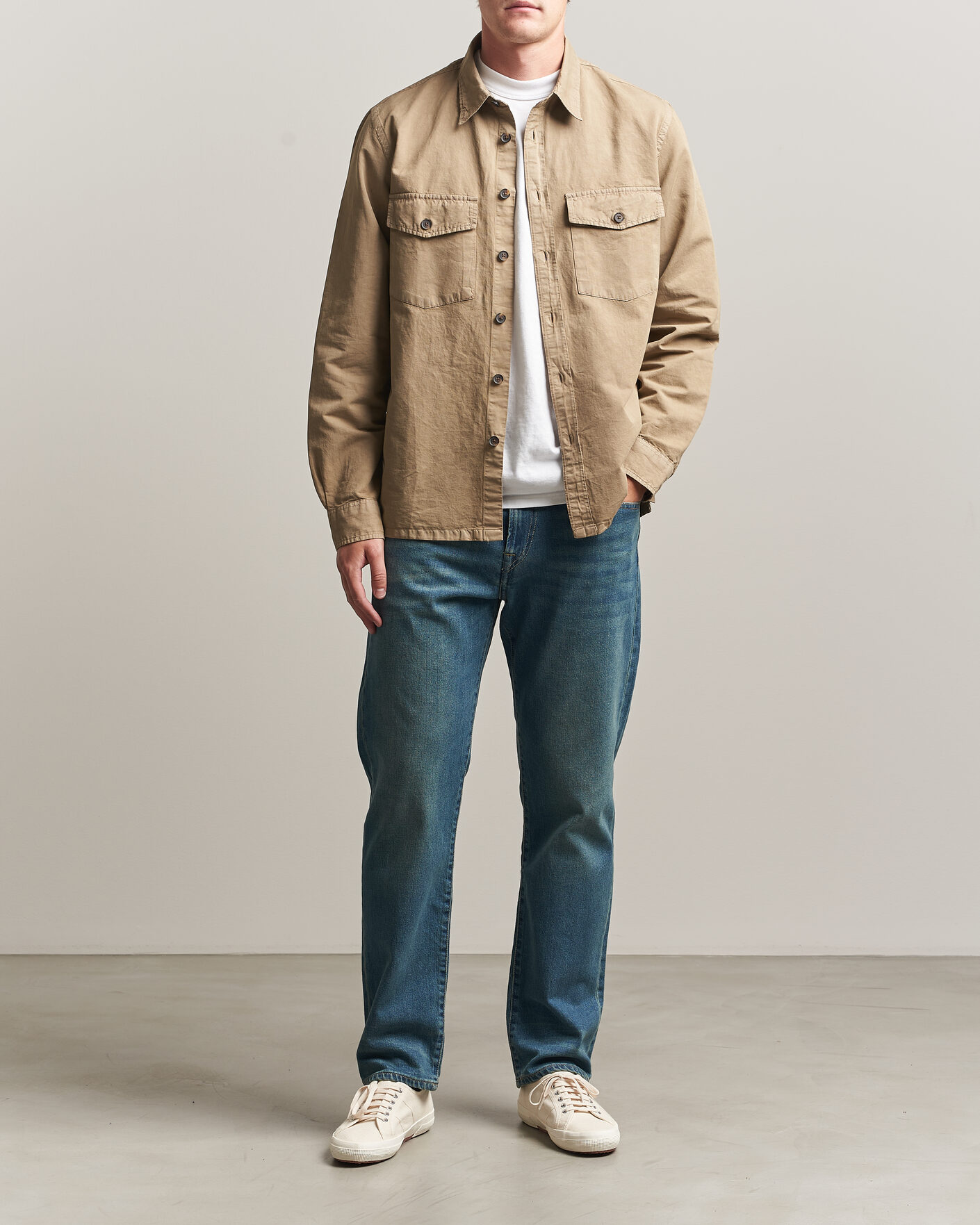 Herre | Jeans | PS Paul Smith | Relaxed Tapered Fit Jeans Vintage Blue