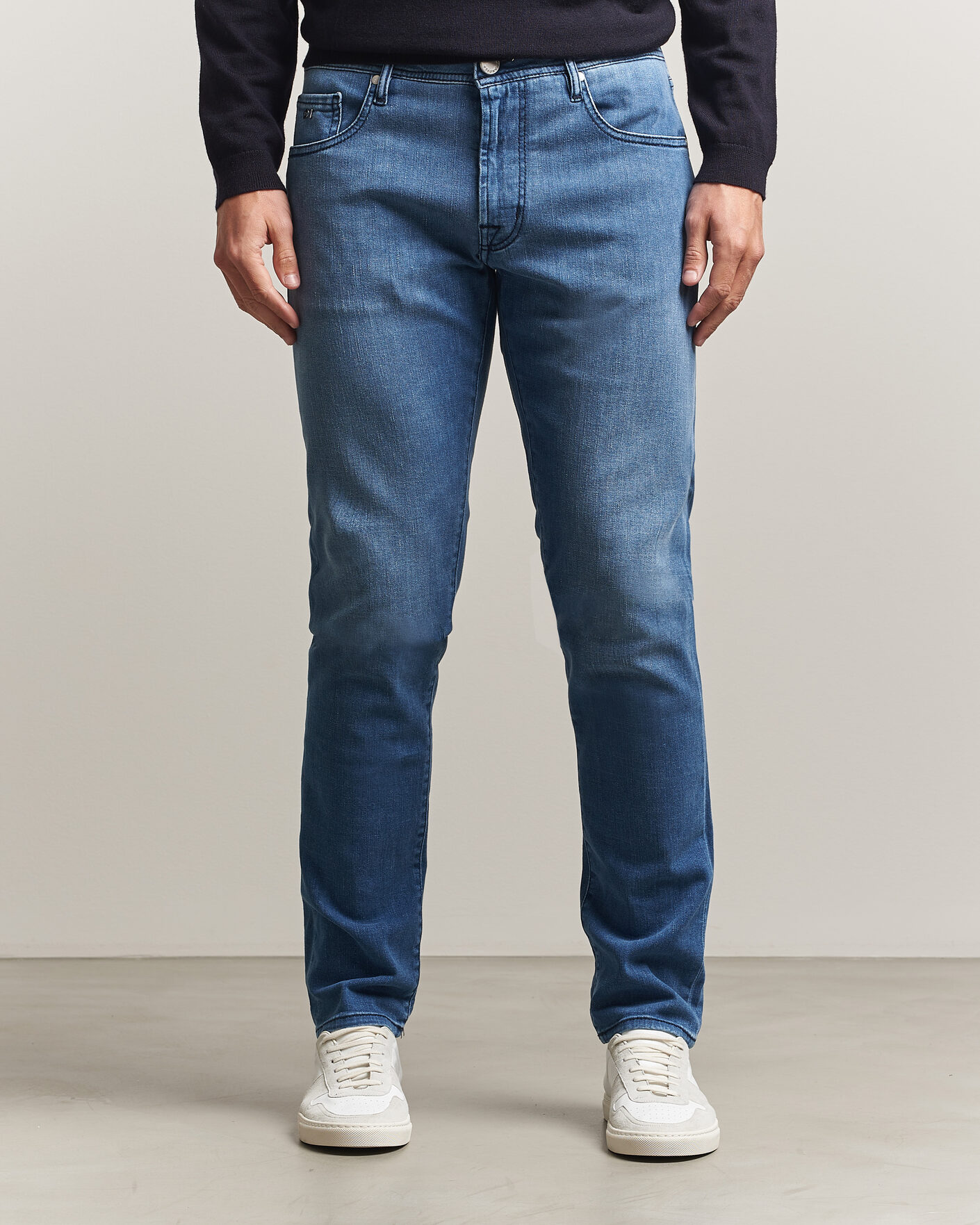 Herre | Jeans | Tramarossa | Michelangelo Stretch Relax Jeans Mid Blue