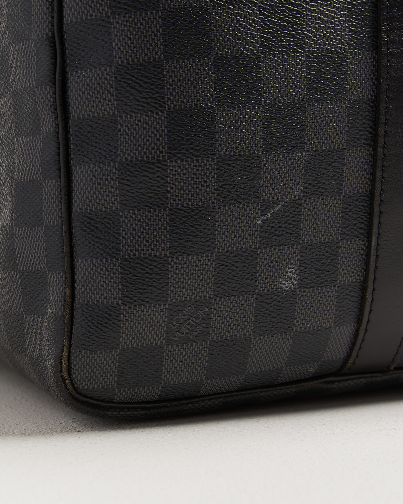 Herre | Pre-Owned & Vintage Bags | Louis Vuitton Pre-Owned | Keepall 55 Bandouliére Damier Graphite