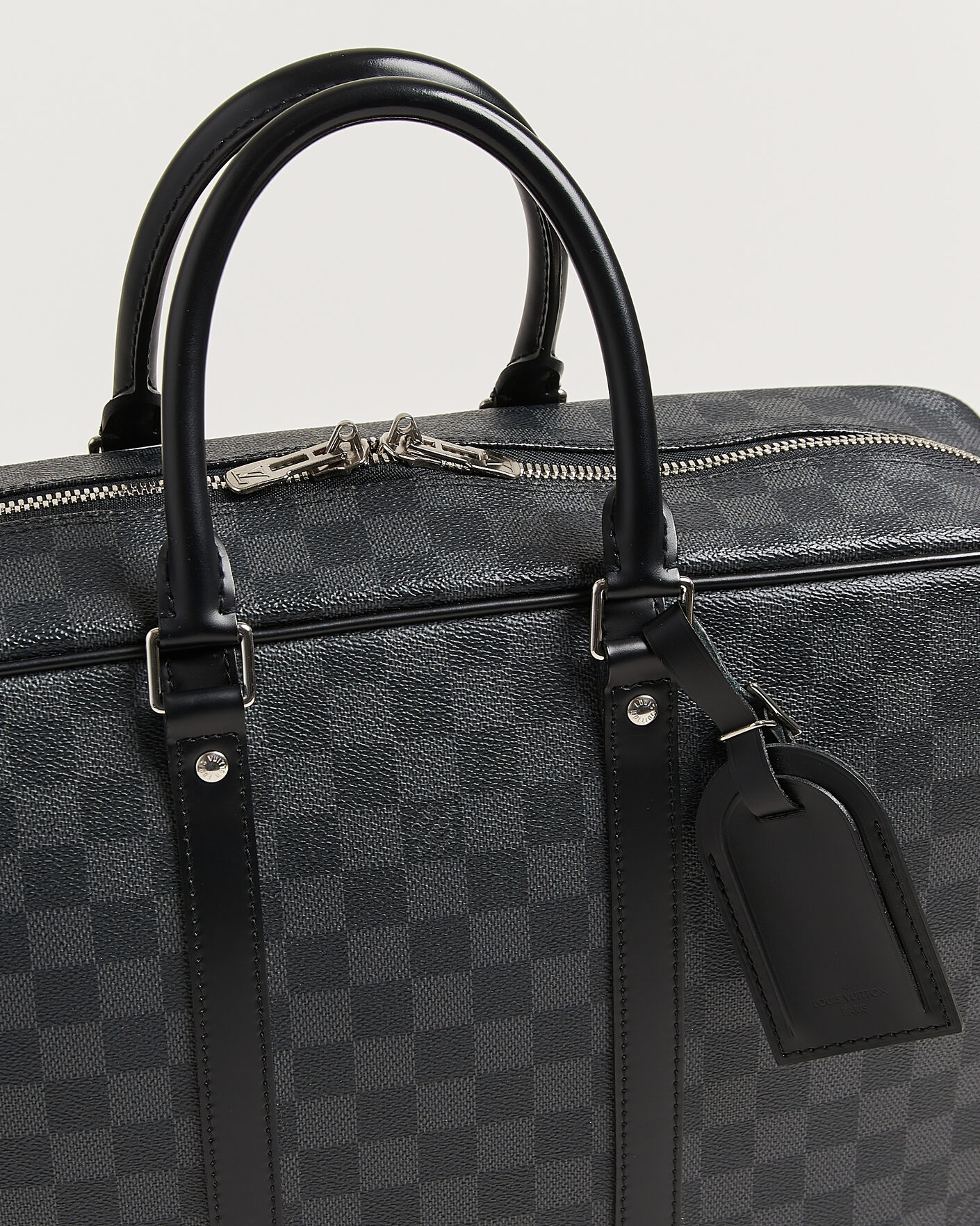 Herre | Pre-Owned & Vintage Bags | Louis Vuitton Pre-Owned | Porte Documents Voyage Damier Graphite