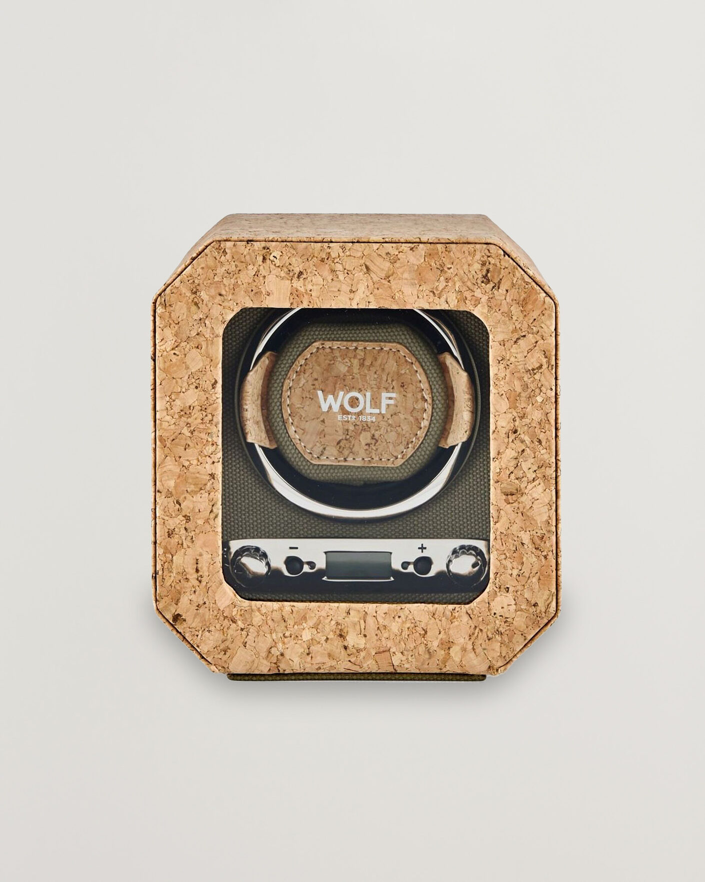 Herre | Ure- & smykkeæsker | WOLF | Cortica Single Watch Winder Cork