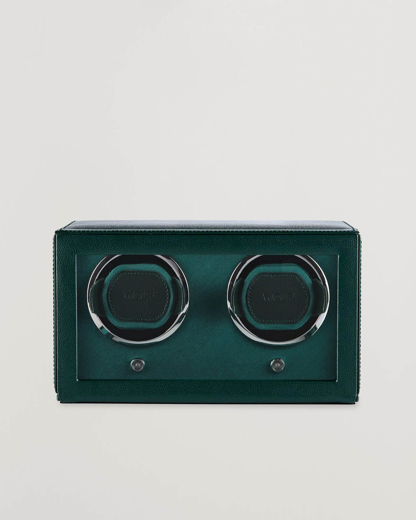 Herre | Ure- & smykkeæsker | WOLF | Cub Double Watch Winder With Cover Green
