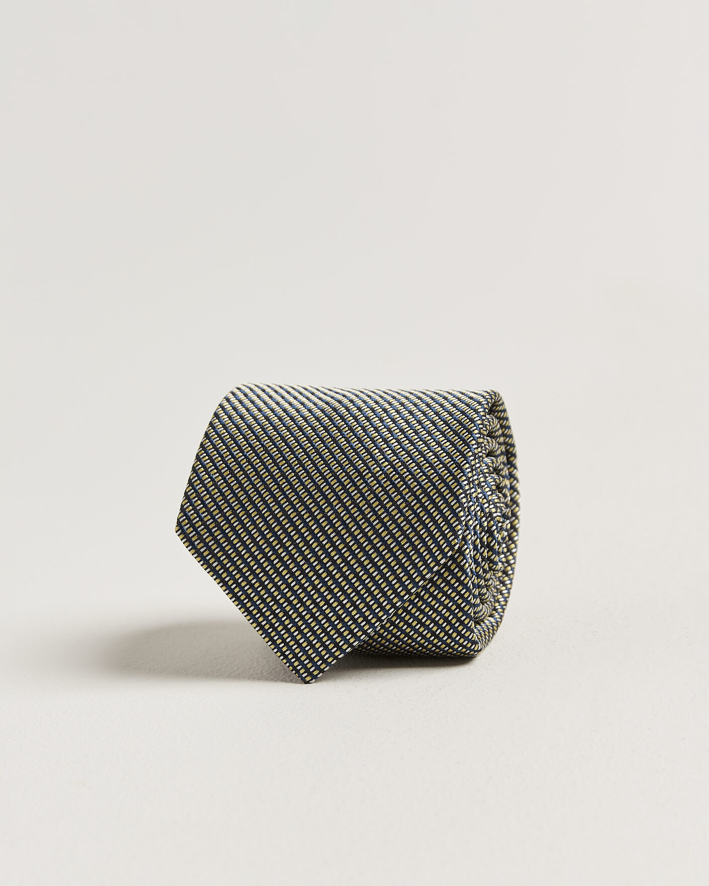 Herre | Slips | Brioni | Jacquard Silk Tie Yellow