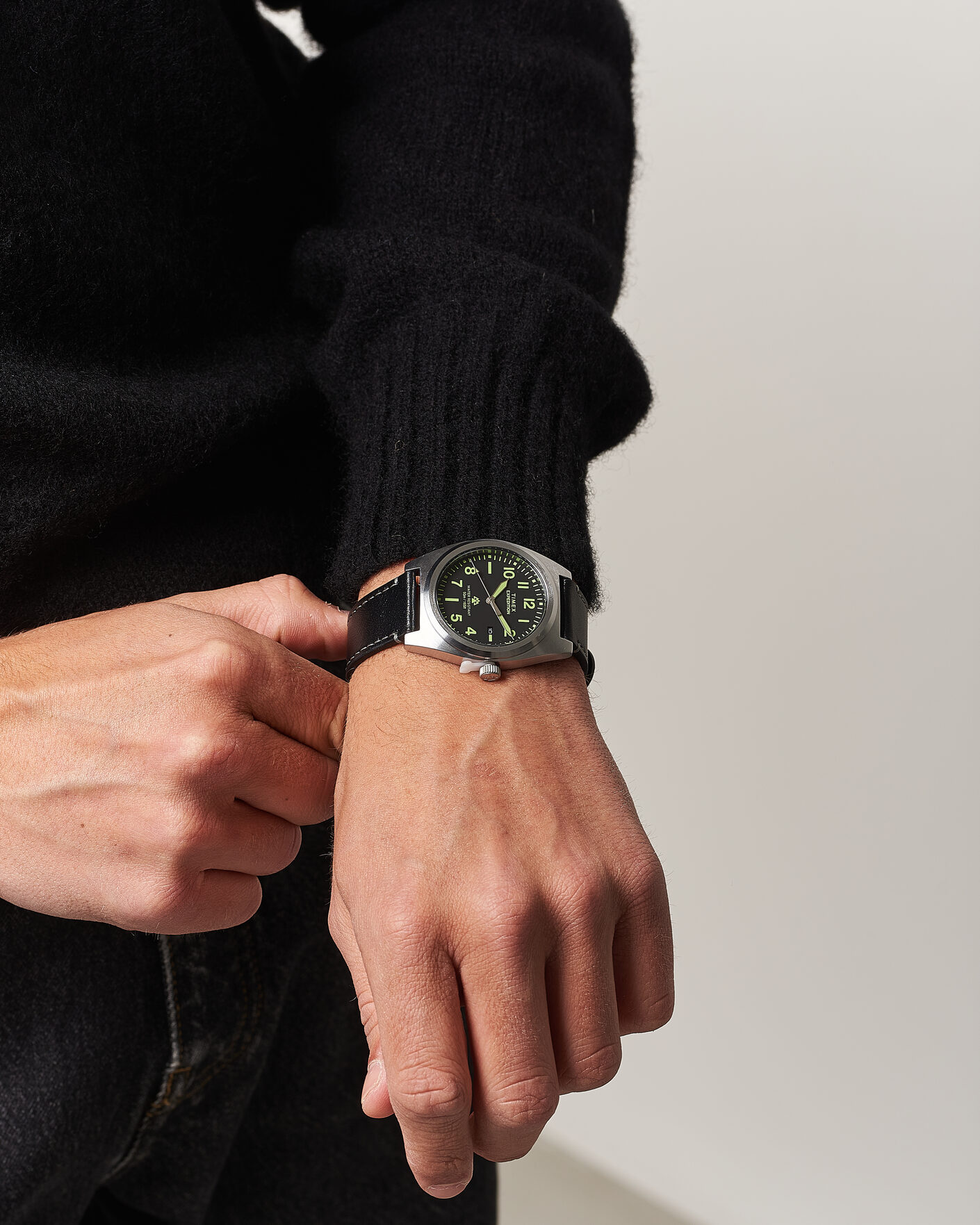 Herre | Timex Expedition North Capstone Leather Strap 39mm Black Dial | Timex | Expedition North Capstone Leather Strap 39mm Black Dial