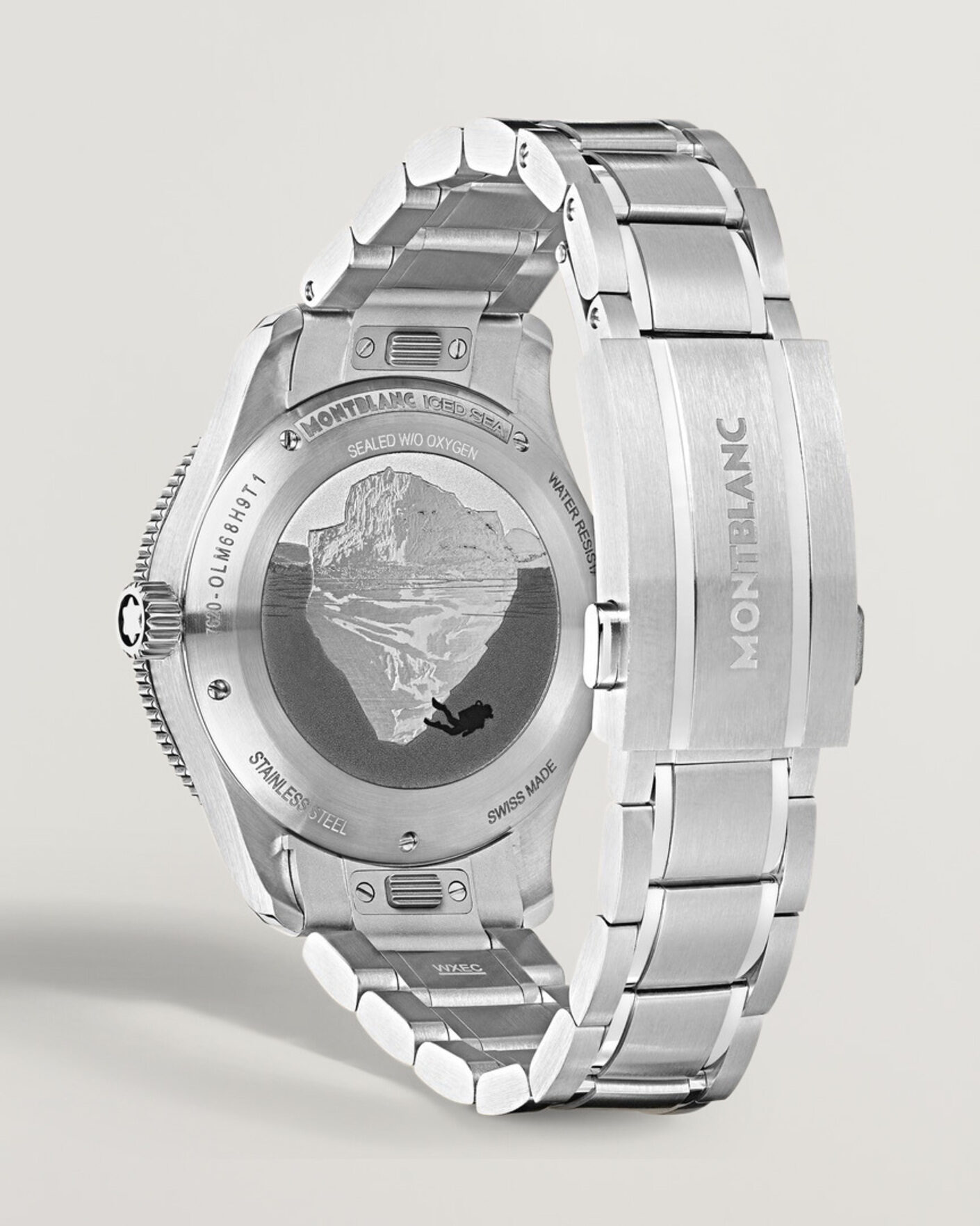 Herre | Montblanc Iced Sea Automatic Date 0 Oxygen Light Blue | Montblanc | Iced Sea Automatic Date 0 Oxygen Light Blue