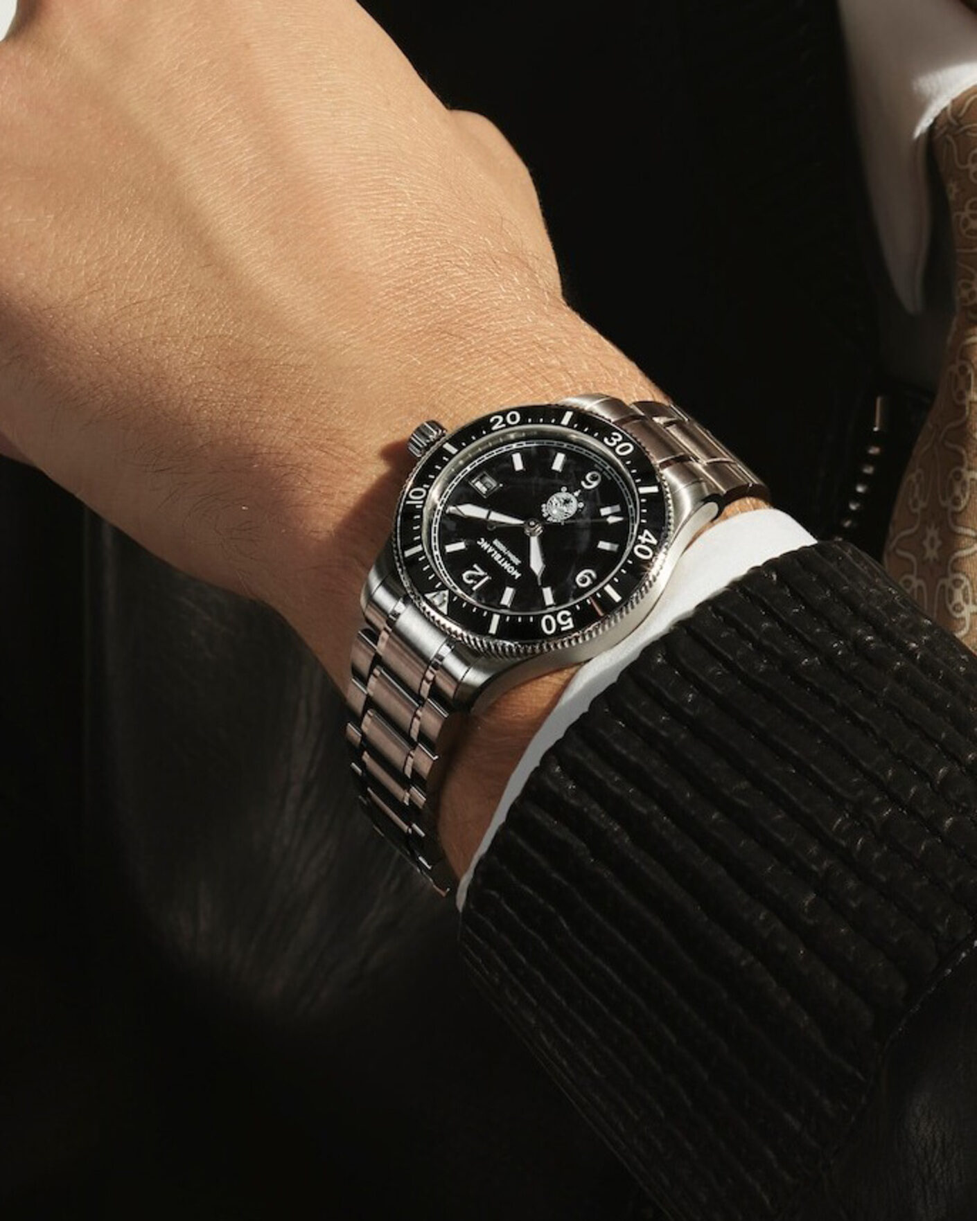 Herre | Montblanc Iced Sea Automatic Date 0 Oxygen Black | Montblanc | Iced Sea Automatic Date 0 Oxygen Black