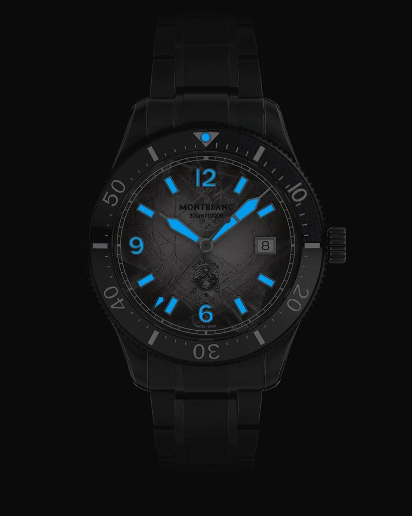 Herre | Montblanc Iced Sea Automatic Date 0 Oxygen Grey | Montblanc | Iced Sea Automatic Date 0 Oxygen Grey