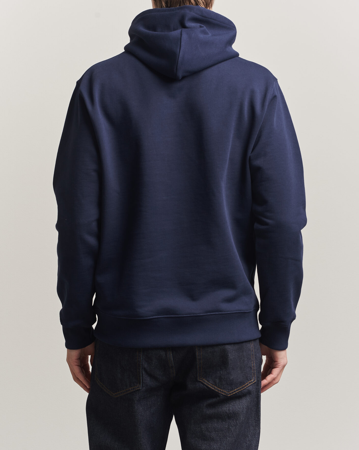 Herre | Trøjer | Drôle de Monsieur | Classic Slogan Hoodie Navy