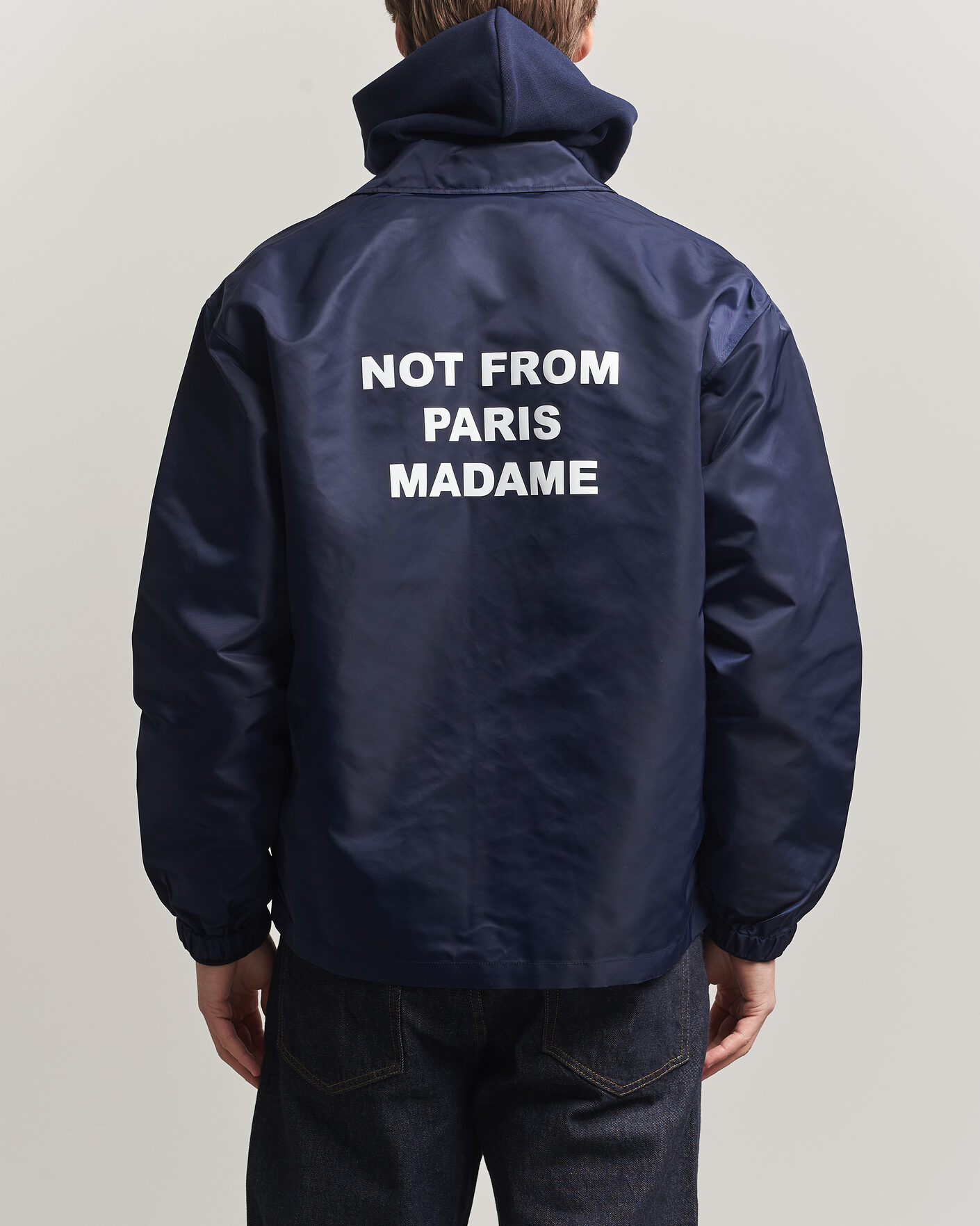 Herre | Jakker | Drôle de Monsieur | La Veste Slogan Jacket Navy