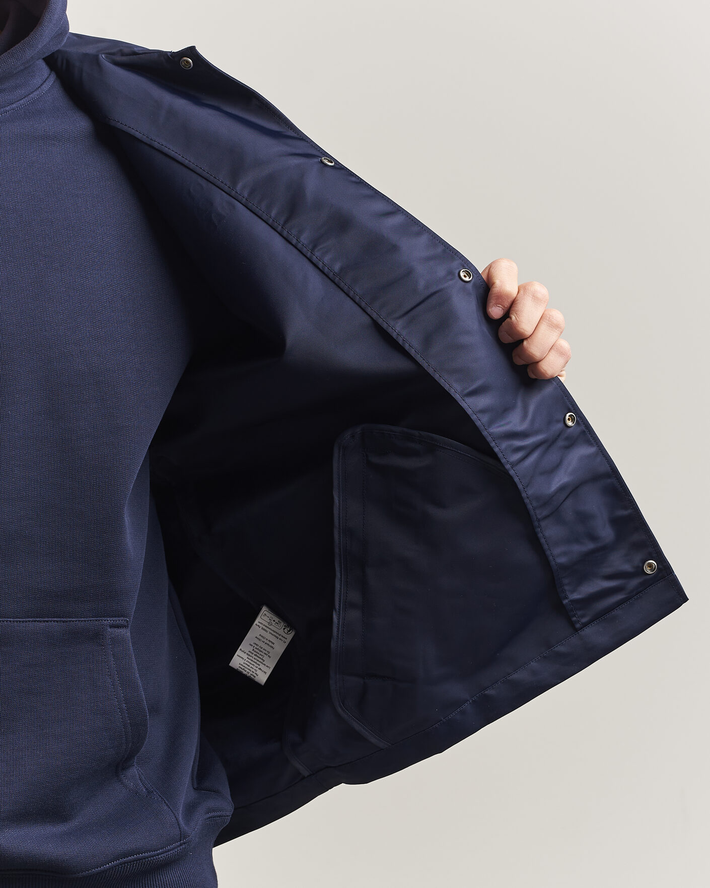 Herre | Jakker | Drôle de Monsieur | La Veste Slogan Jacket Navy
