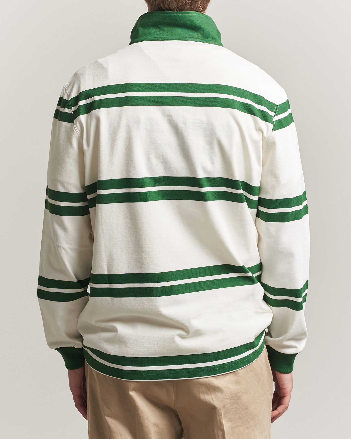 Herre | Trøjer | Drôle de Monsieur | Ornament Striped Rugger Water Green