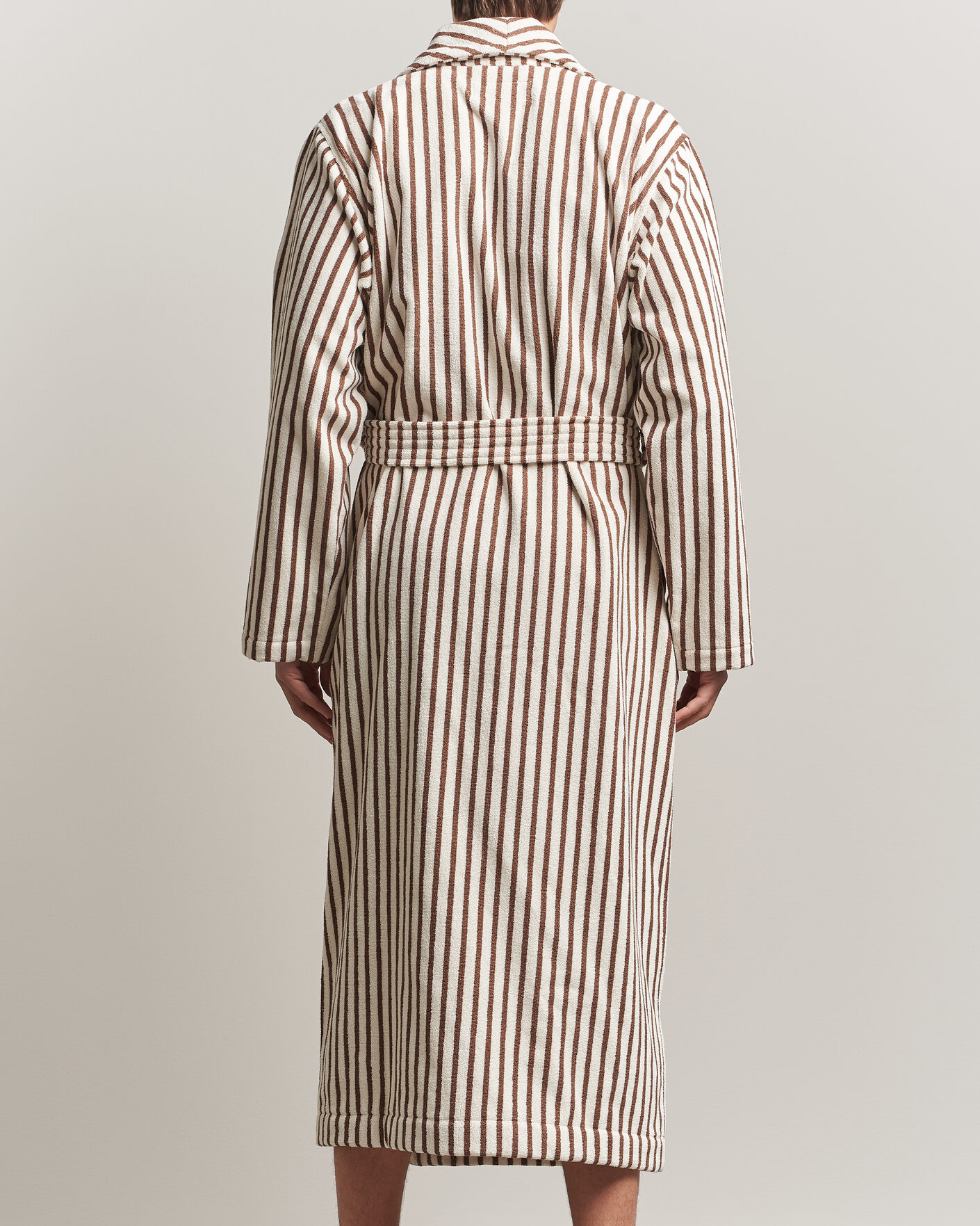 Herre | Pyjamas & Morgenkåber | Tekla | Organic Terry Classic Bathrobe Kodiak Stripes