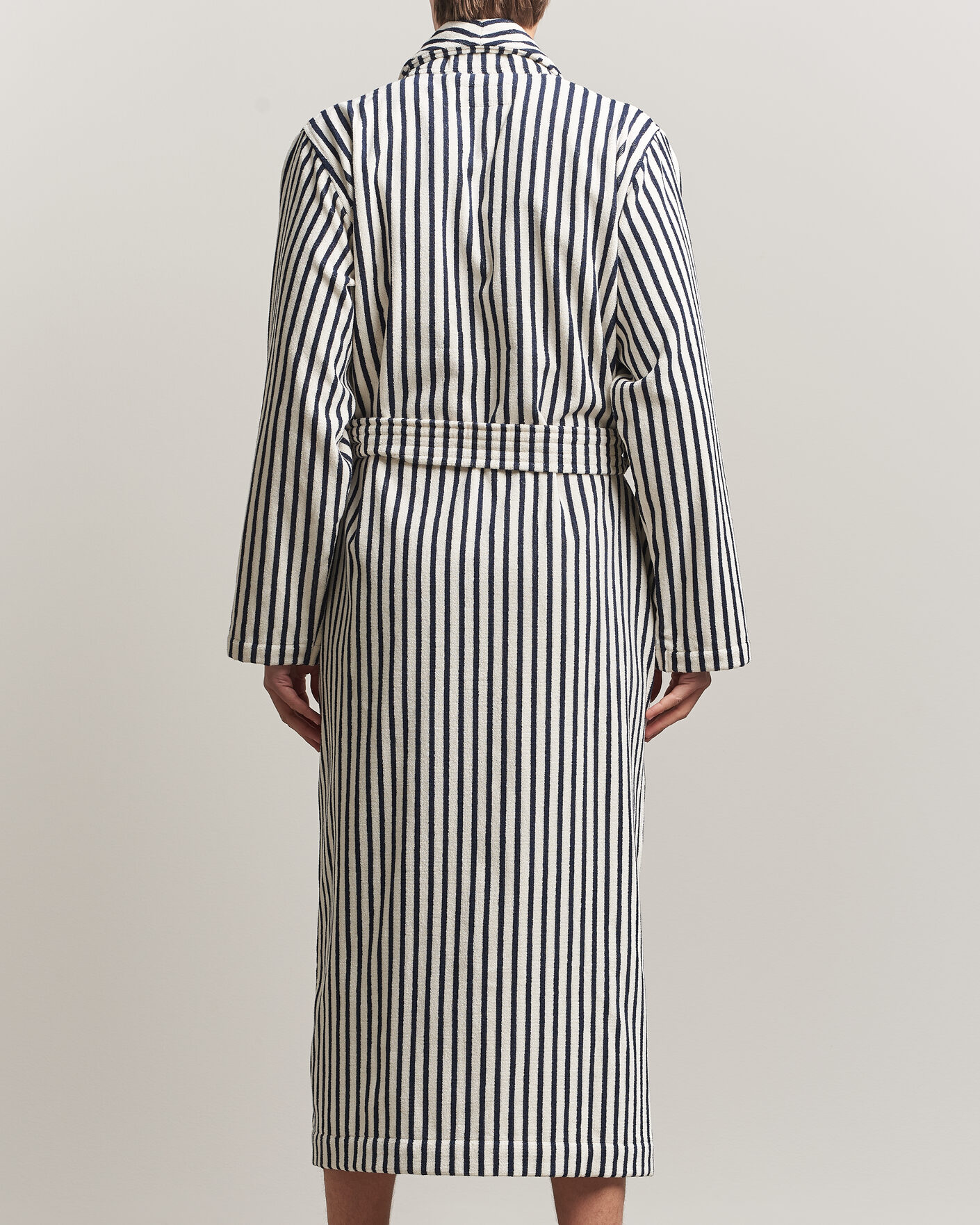 Herre | Pyjamas & Morgenkåber | Tekla | Organic Terry Classic Bathrobe Sailor Stripes