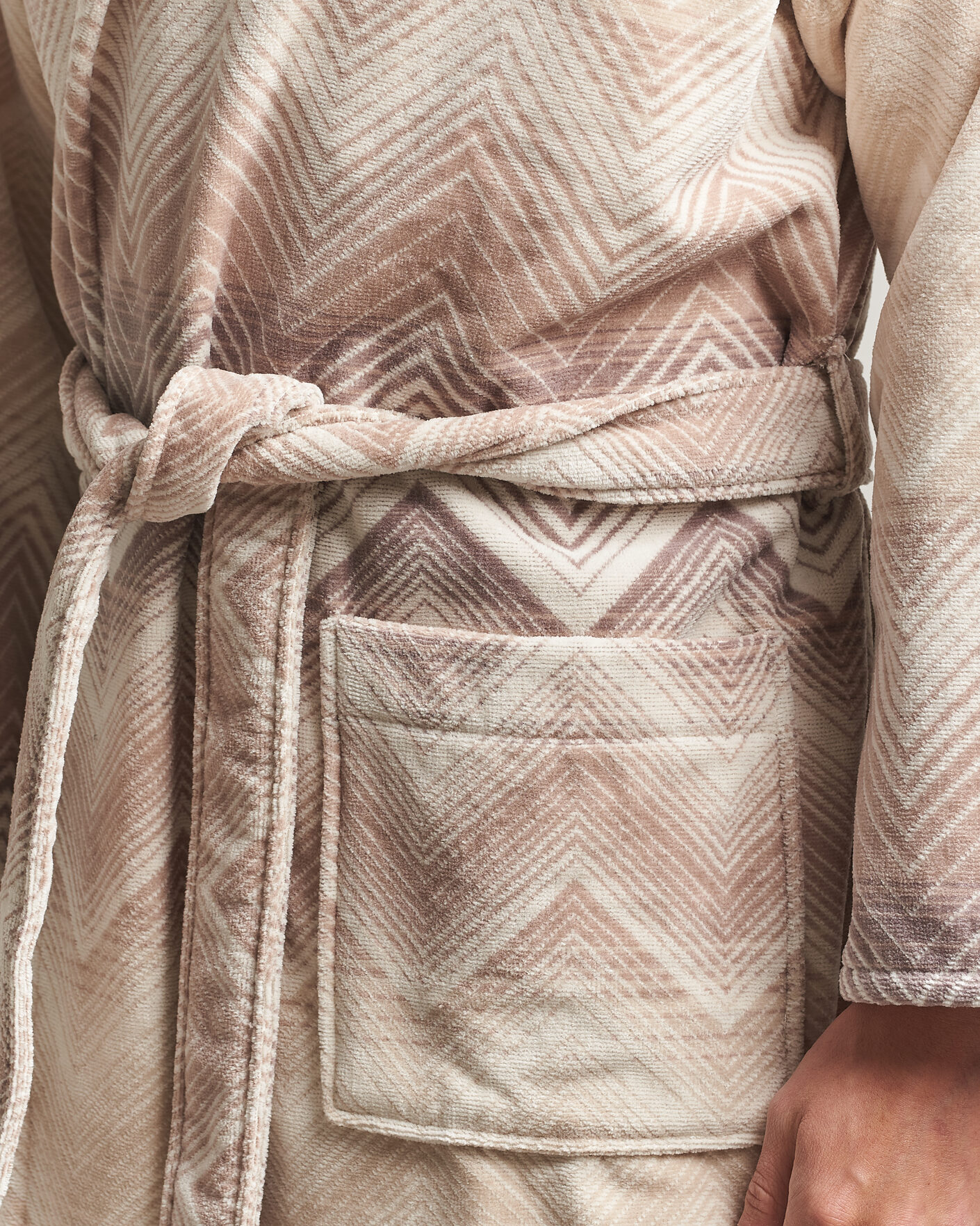 Herre | Pyjamas & Morgenkåber | Missoni Home | Marea Hooded Bathrobe Beige
