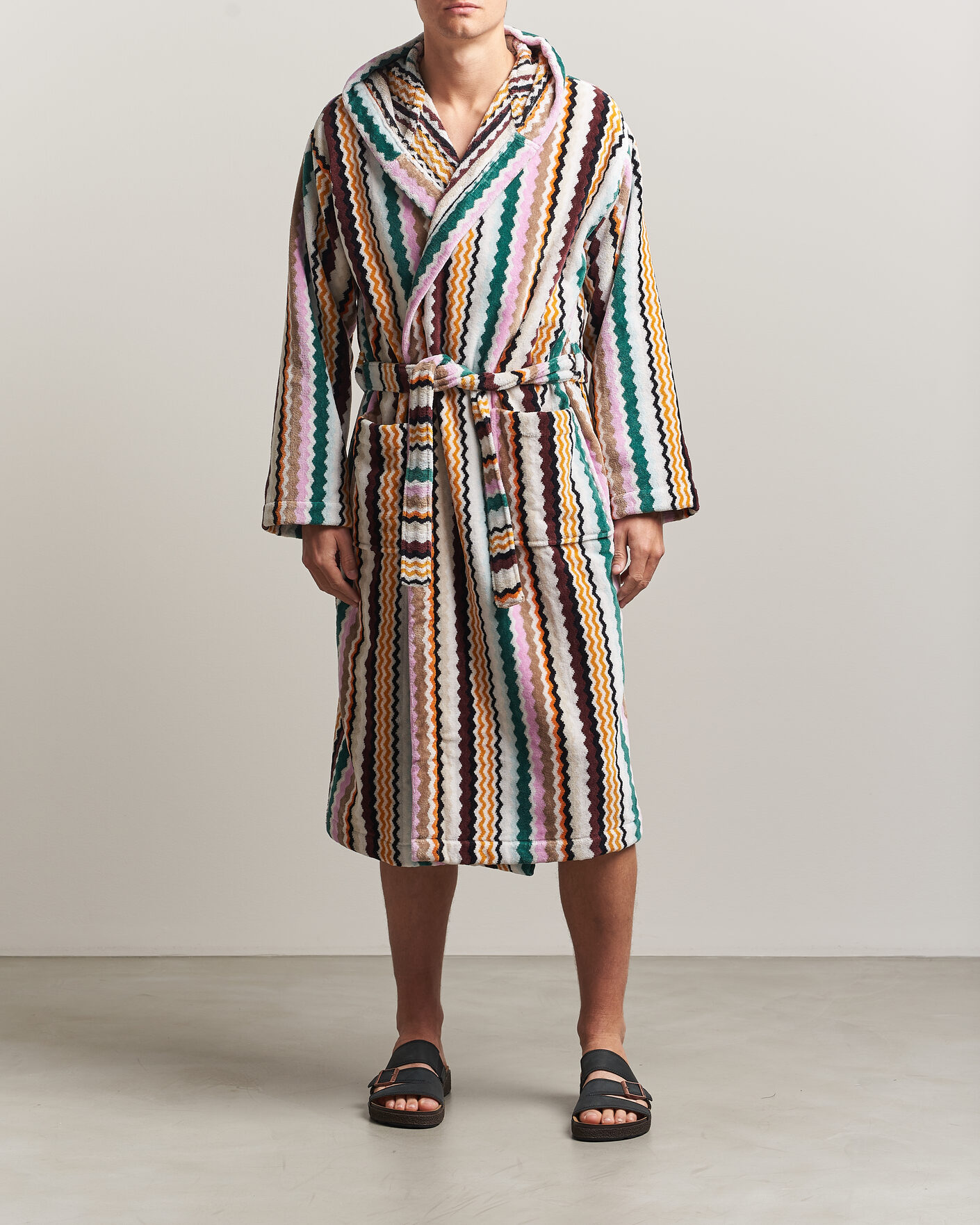 Herre | Pyjamas & Morgenkåber | Missoni Home | Aura Hooded Bathrobe Multi