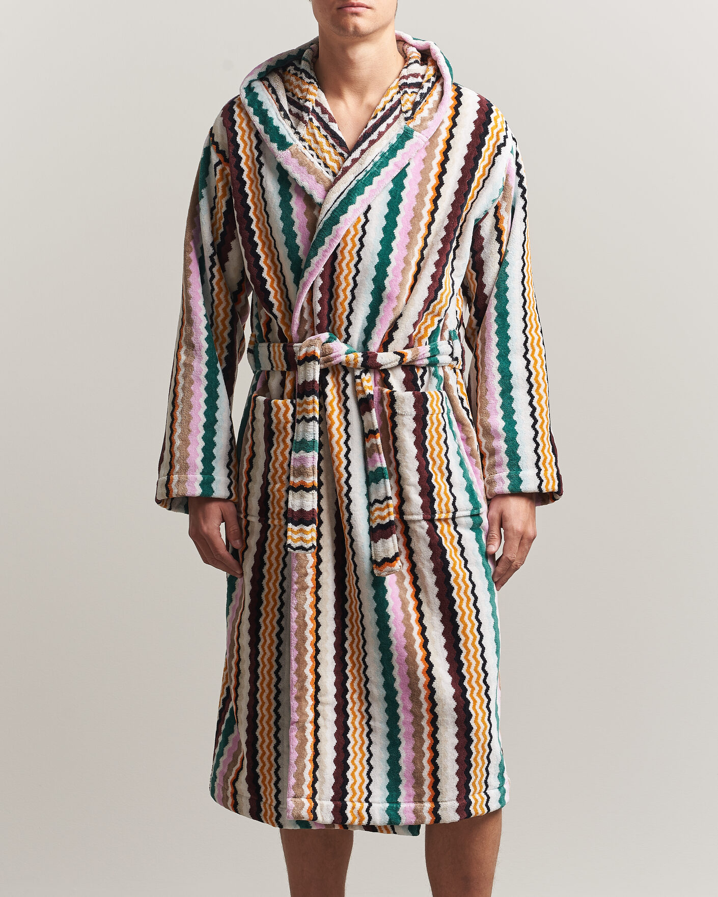 Herre | Pyjamas & Morgenkåber | Missoni Home | Aura Hooded Bathrobe Multi