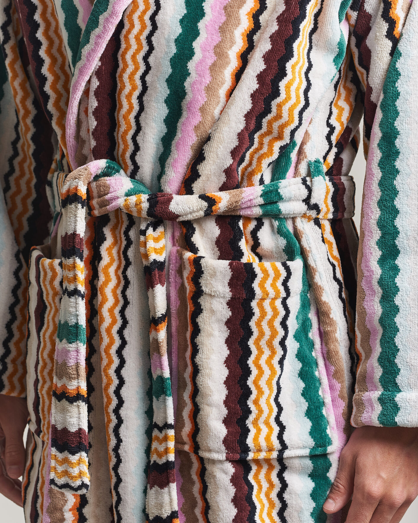Herre | Pyjamas & Morgenkåber | Missoni Home | Aura Hooded Bathrobe Multi