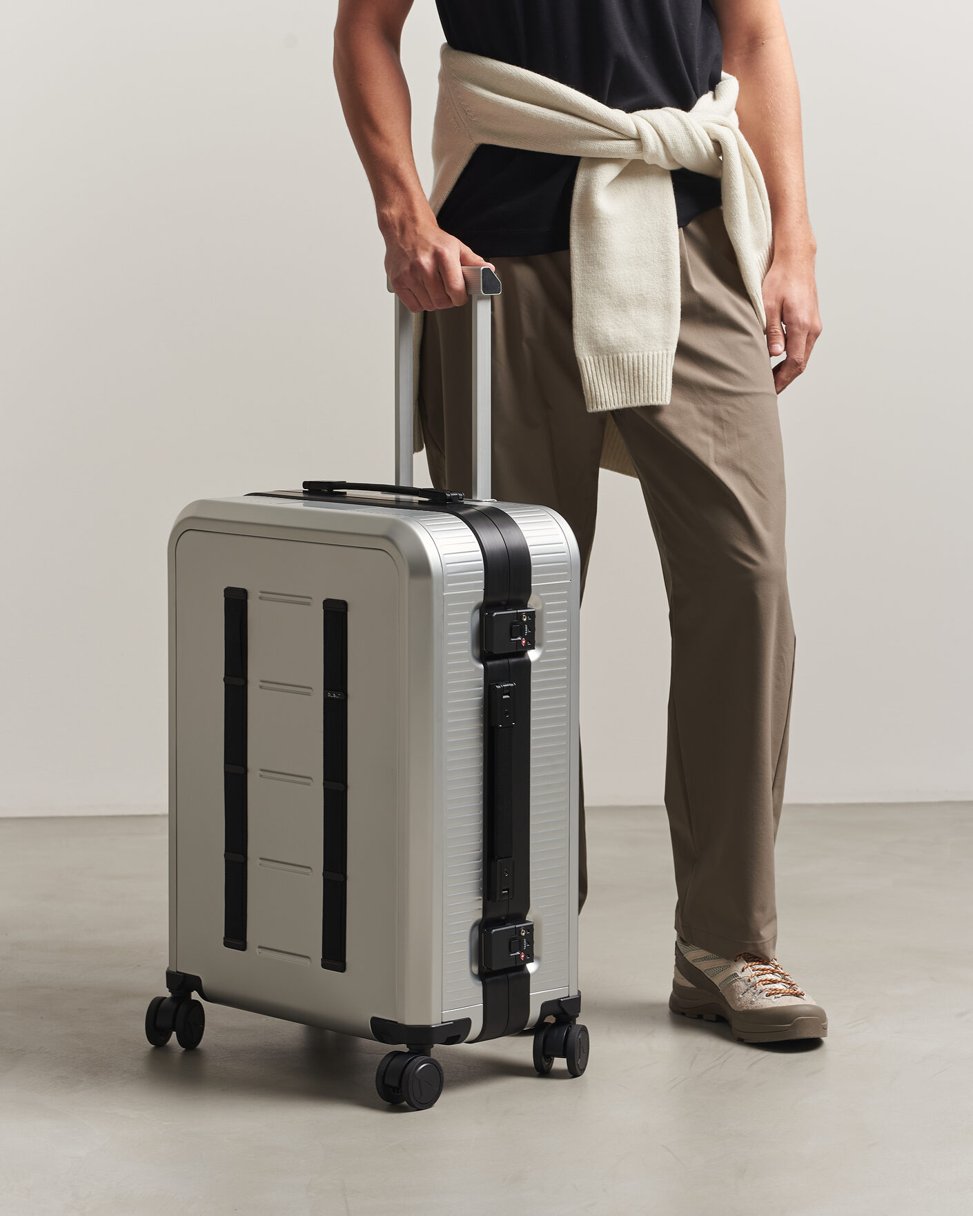 Herre | Tasker | DB | Ramverk Alu Pro Check-In Luggage Medium Silver/Onyx