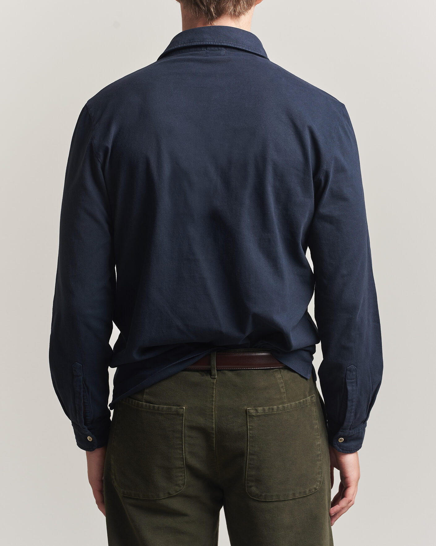 Herre | Polotrøjer | Massimo Alba | Raya Long Sleeve Polo Navy