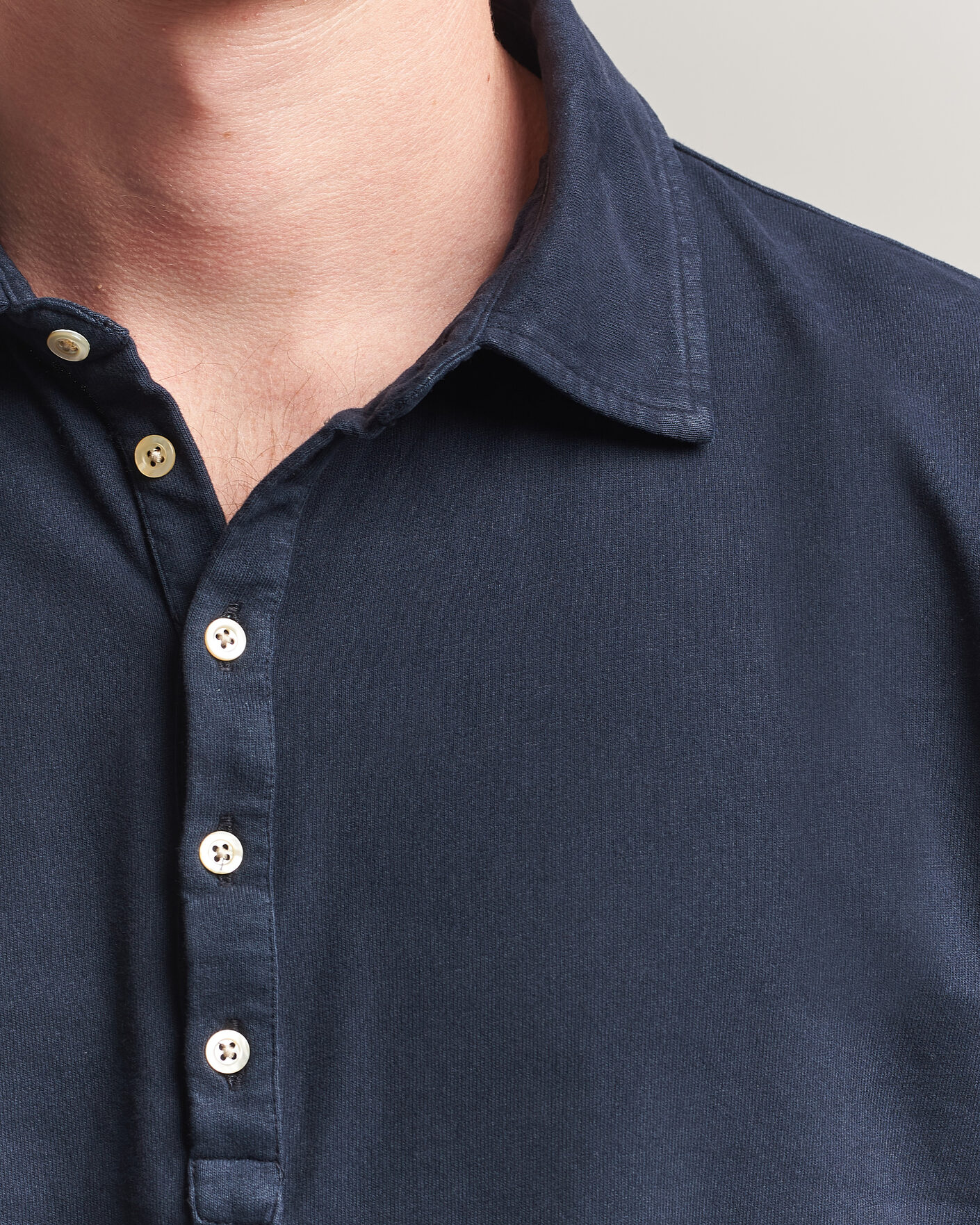 Herre | Polotrøjer | Massimo Alba | Raya Long Sleeve Polo Navy