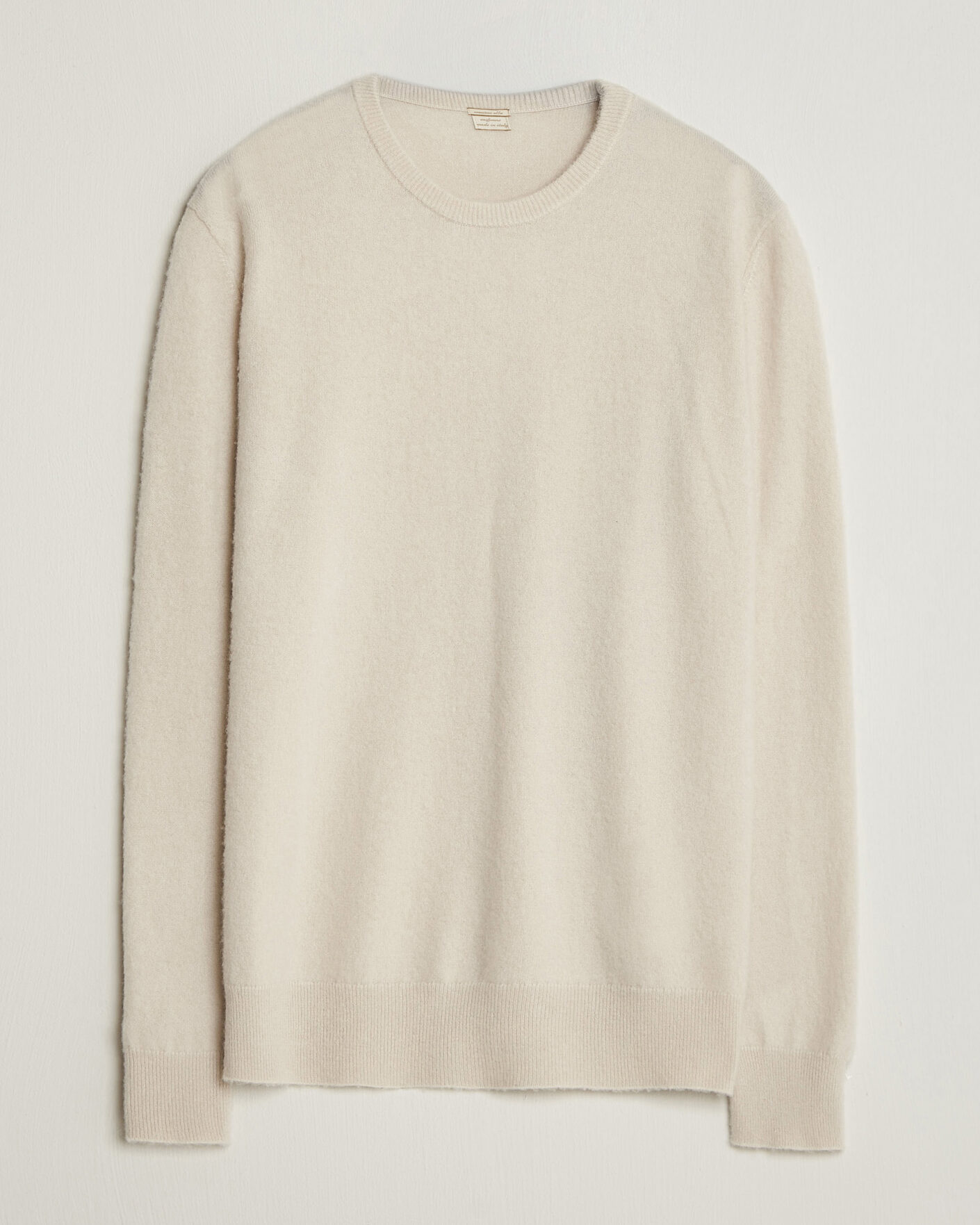 Herre | Trøjer | Massimo Alba | Kane Brushed Cashmere Sweater Magnolia
