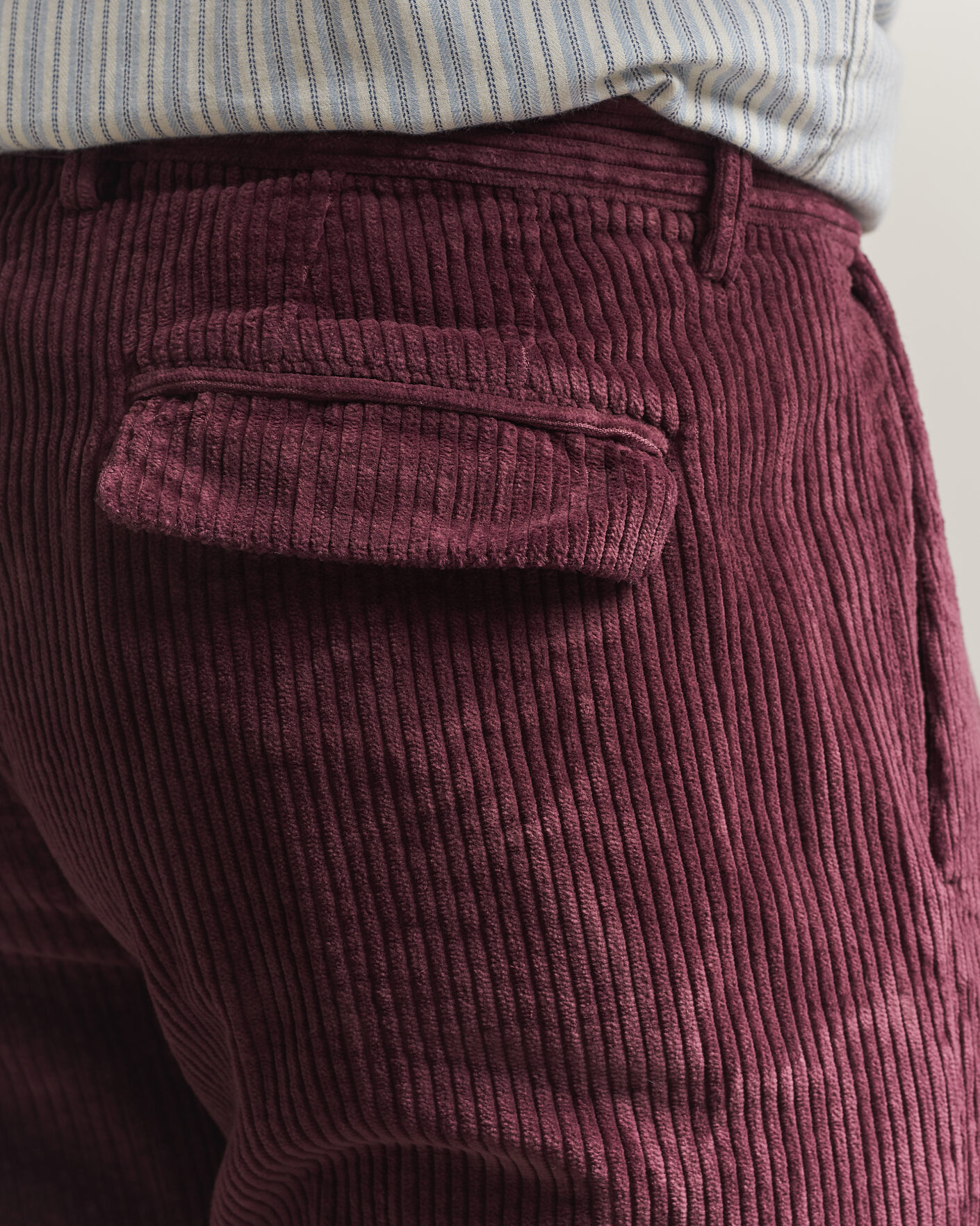 Herre | Bukser | Massimo Alba | Ionio Pleated Corduroy Pants Rose Brown