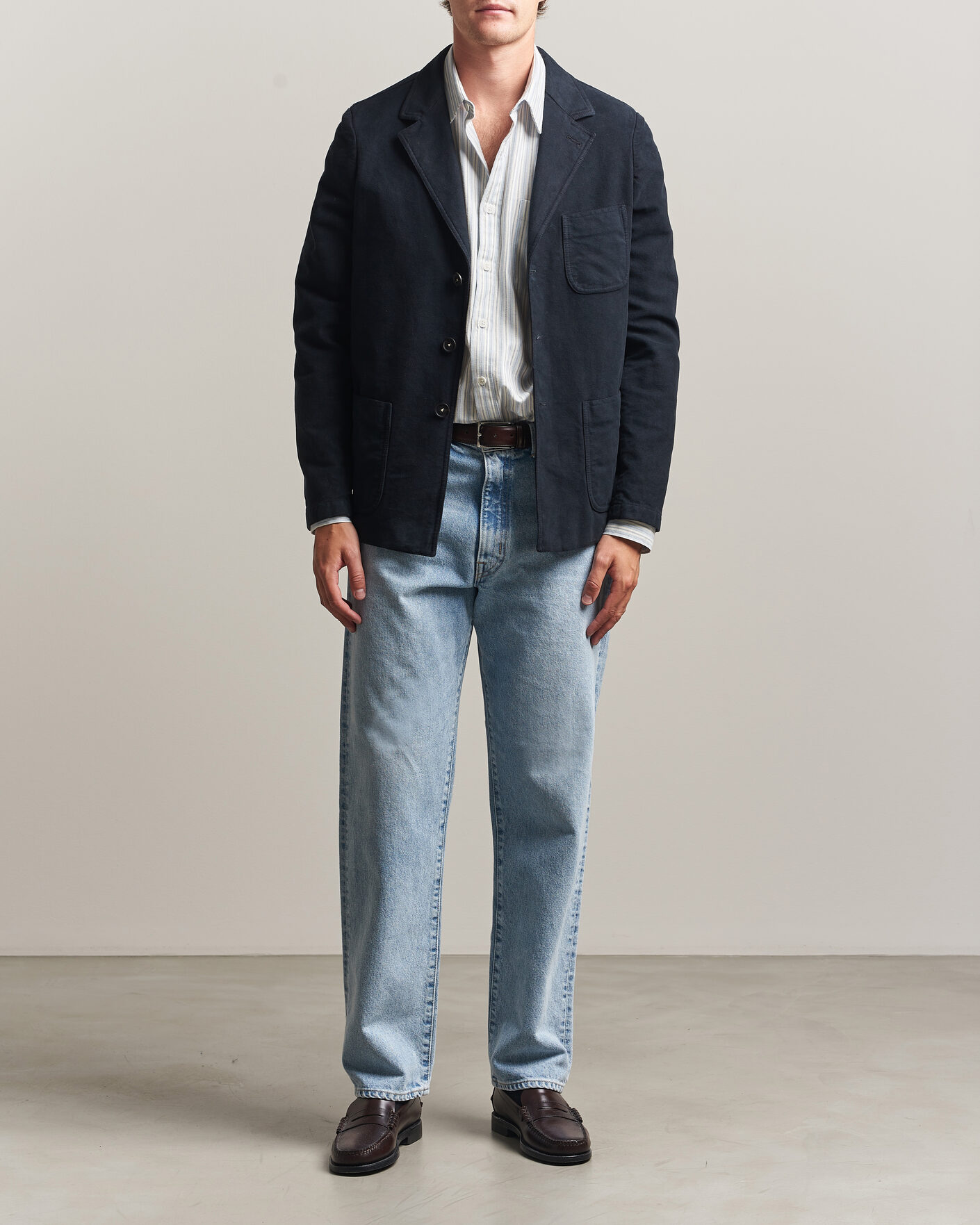 Herre | Blazere & jakker | Massimo Alba | Baglietto Moleskine Jacket Navy